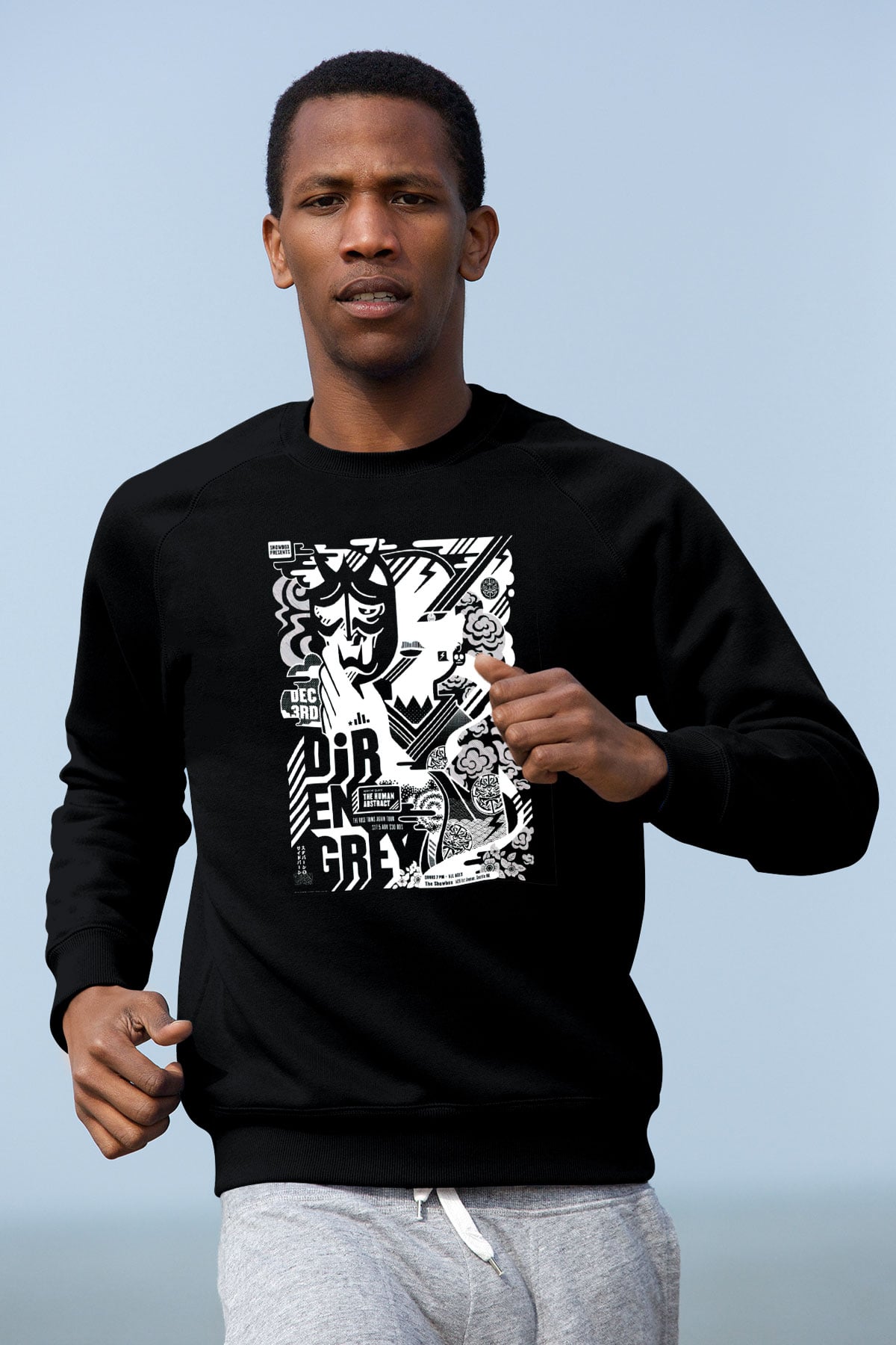 Dir En Grey Siyah Unisex Sweatshirt