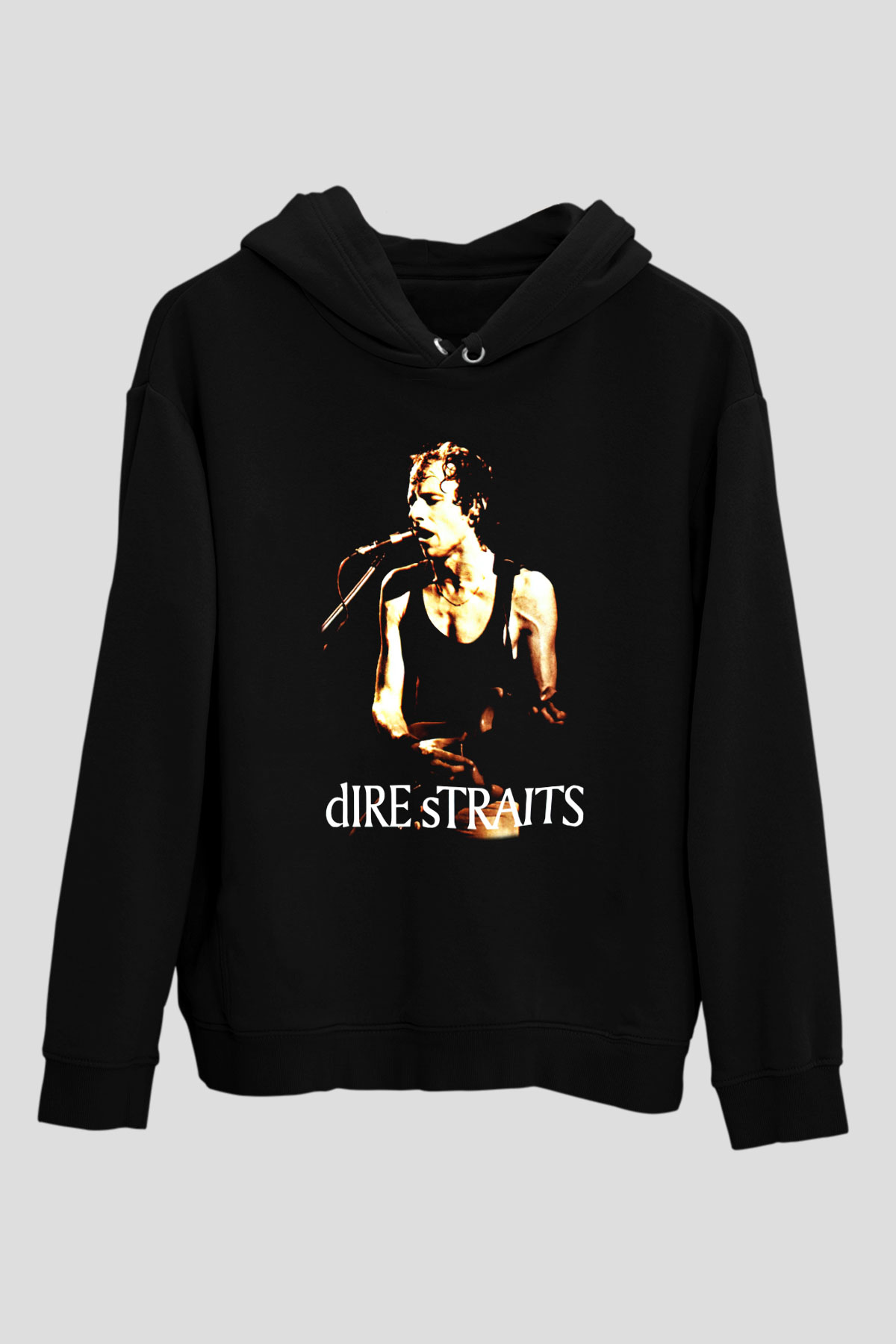Dire Straits Siyah Unisex Hoodie