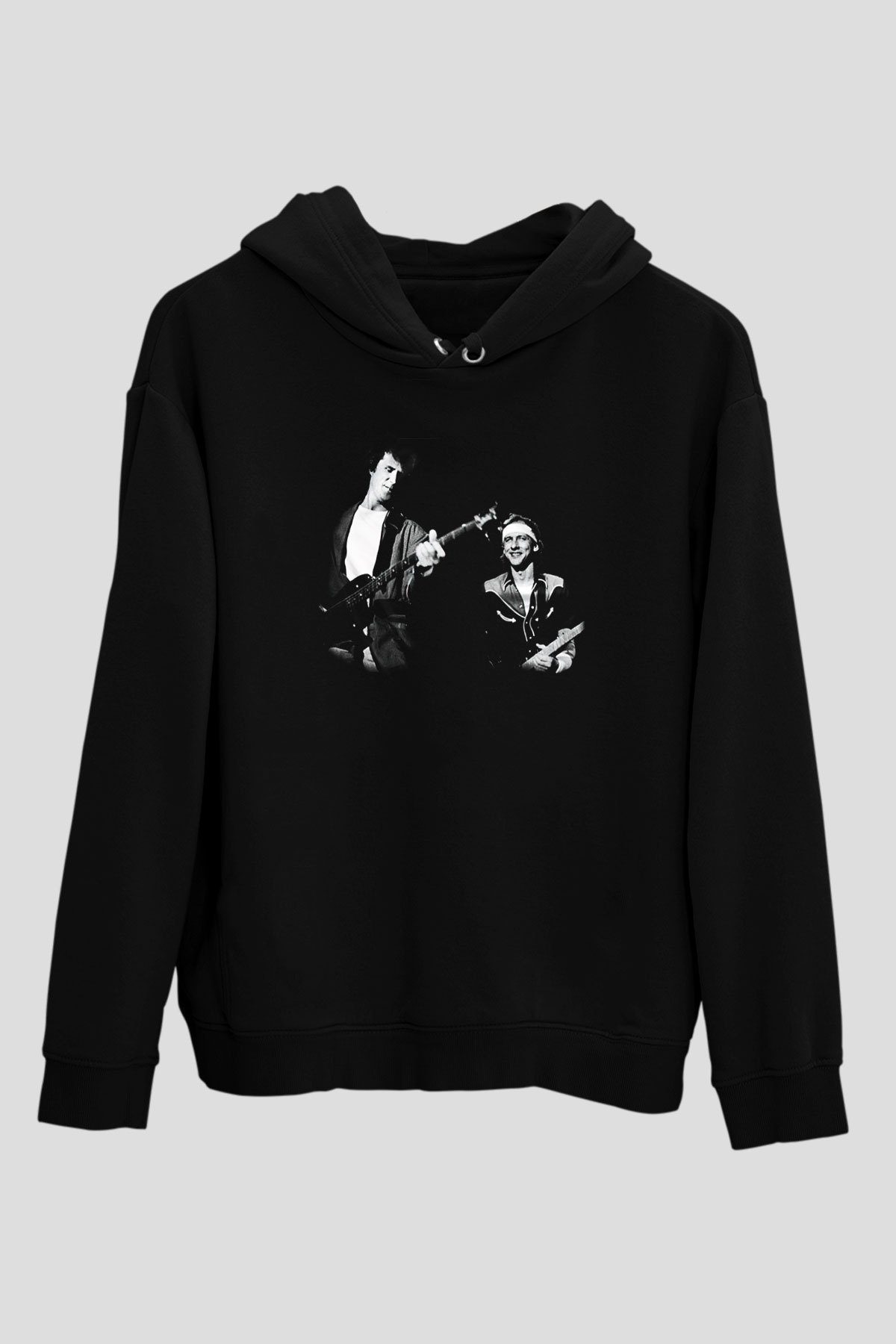 Dire Straits Siyah Unisex Hoodie