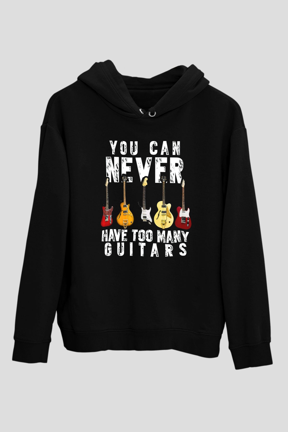 Dire Straits Siyah Unisex Kapüşonlu Sweatshirt
