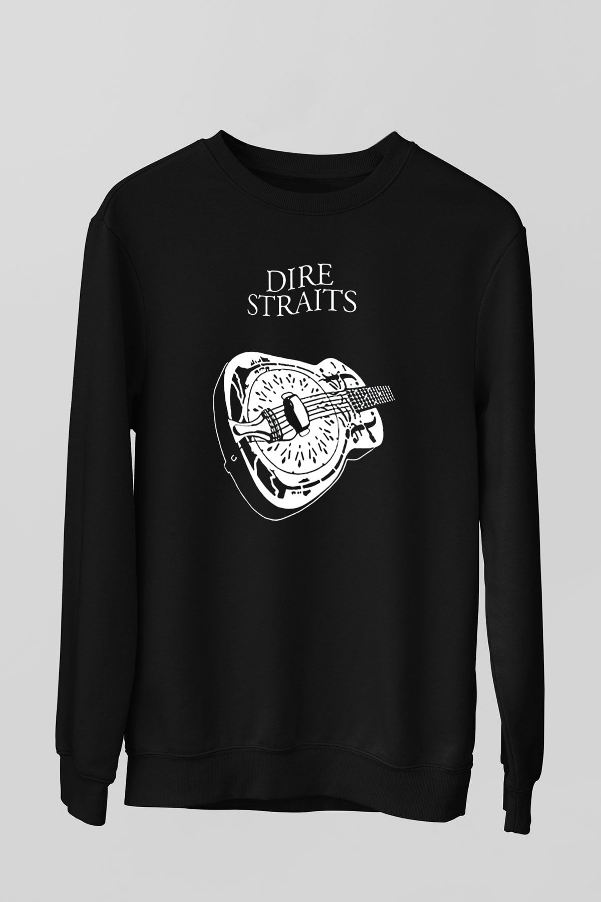 Dire Straits Siyah Unisex Sweatshirt