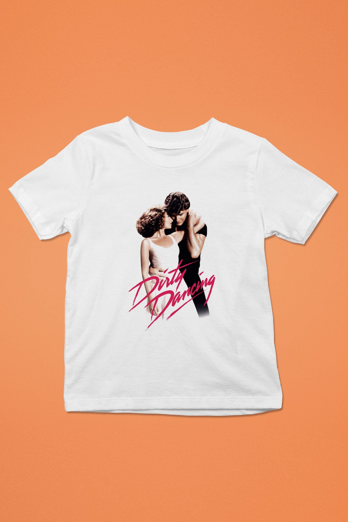 Dirty Dancing Baskılı Beyaz Unisex Çocuk Tişört
