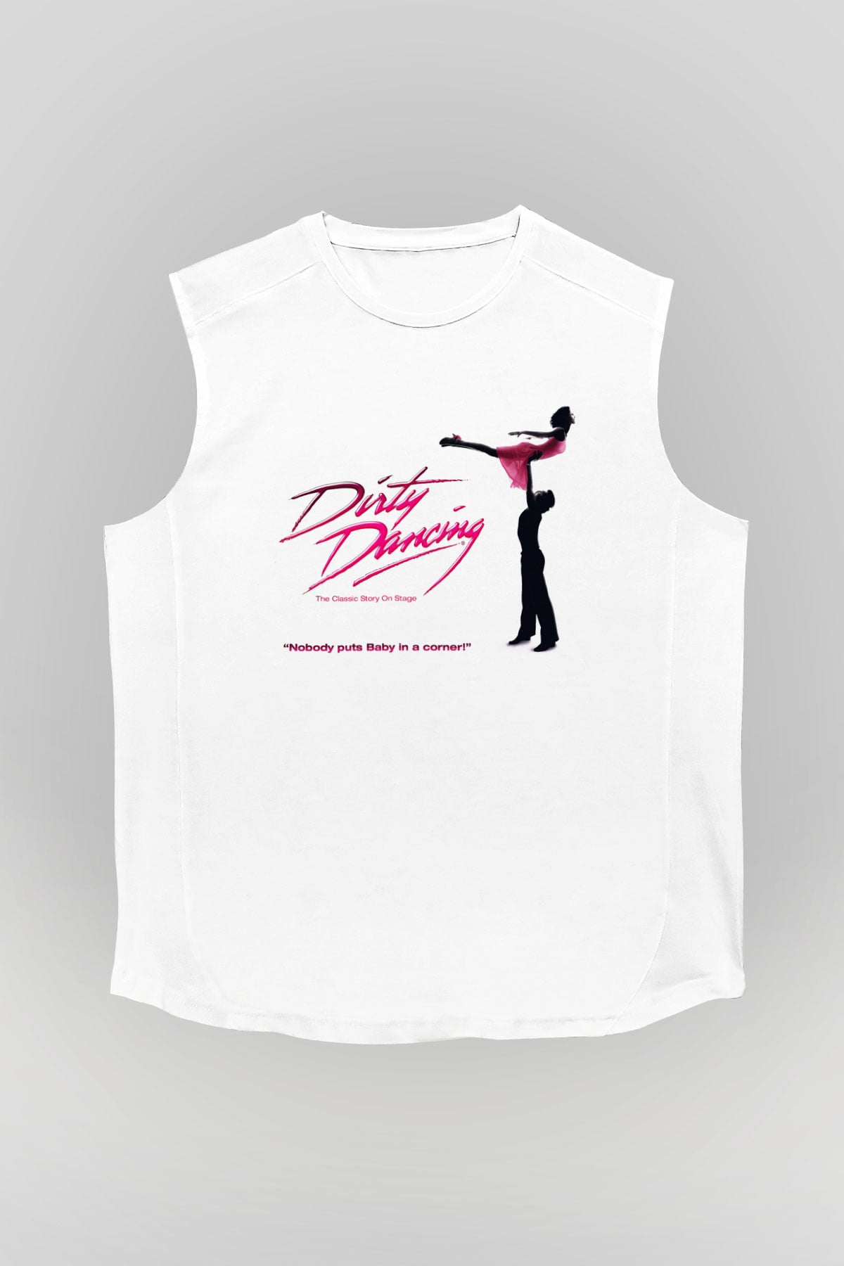 Dirty Dancing Beyaz Unisex Kolsuz Tişört