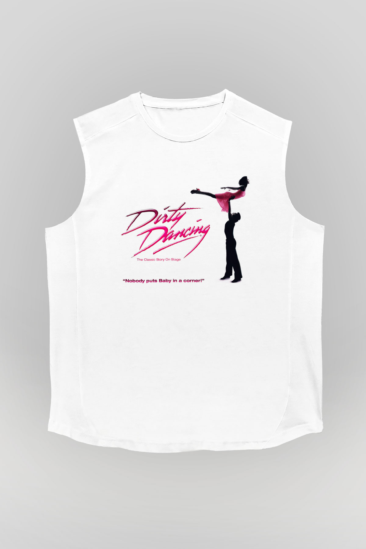 Dirty Dancing Beyaz Unisex Kolsuz Tişört