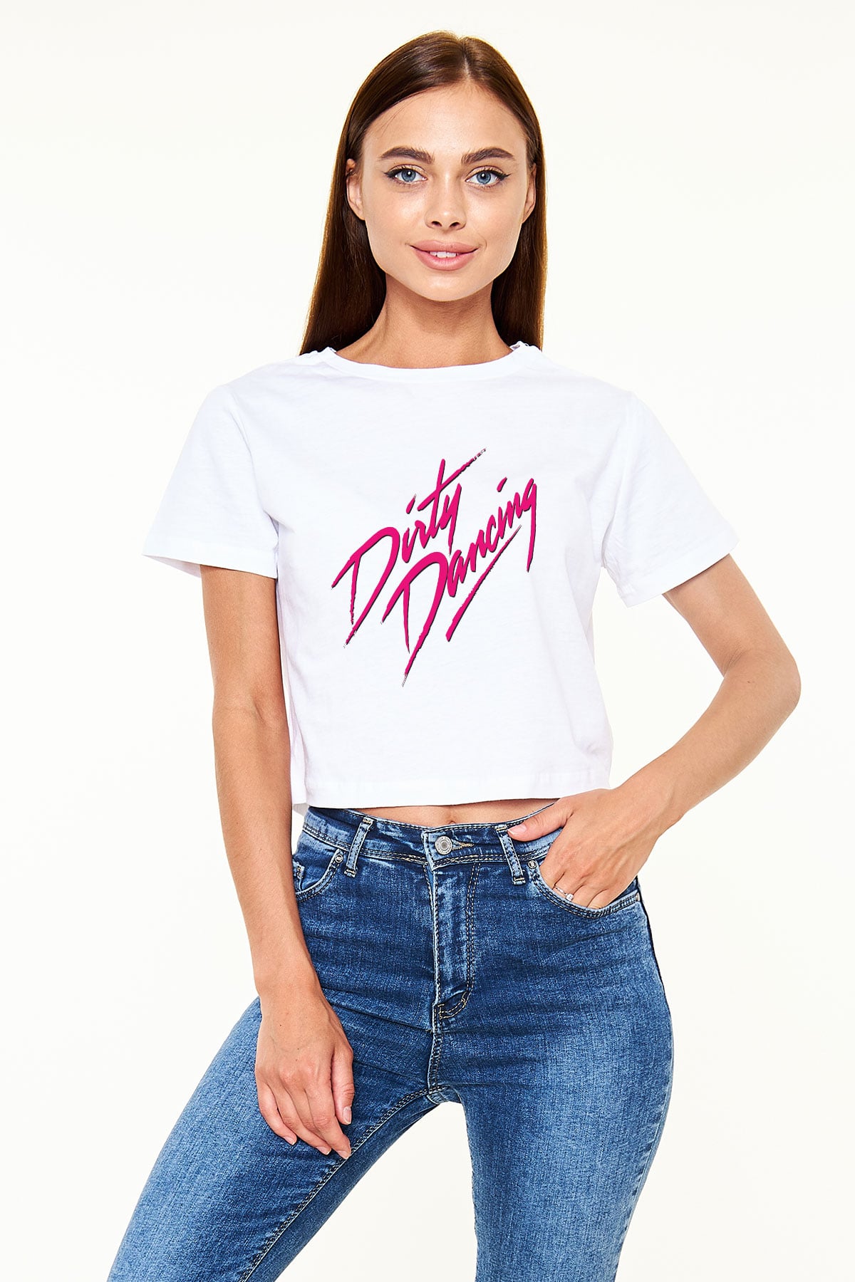 Dirty Dancing Beyaz Unisex Oversize Tişört