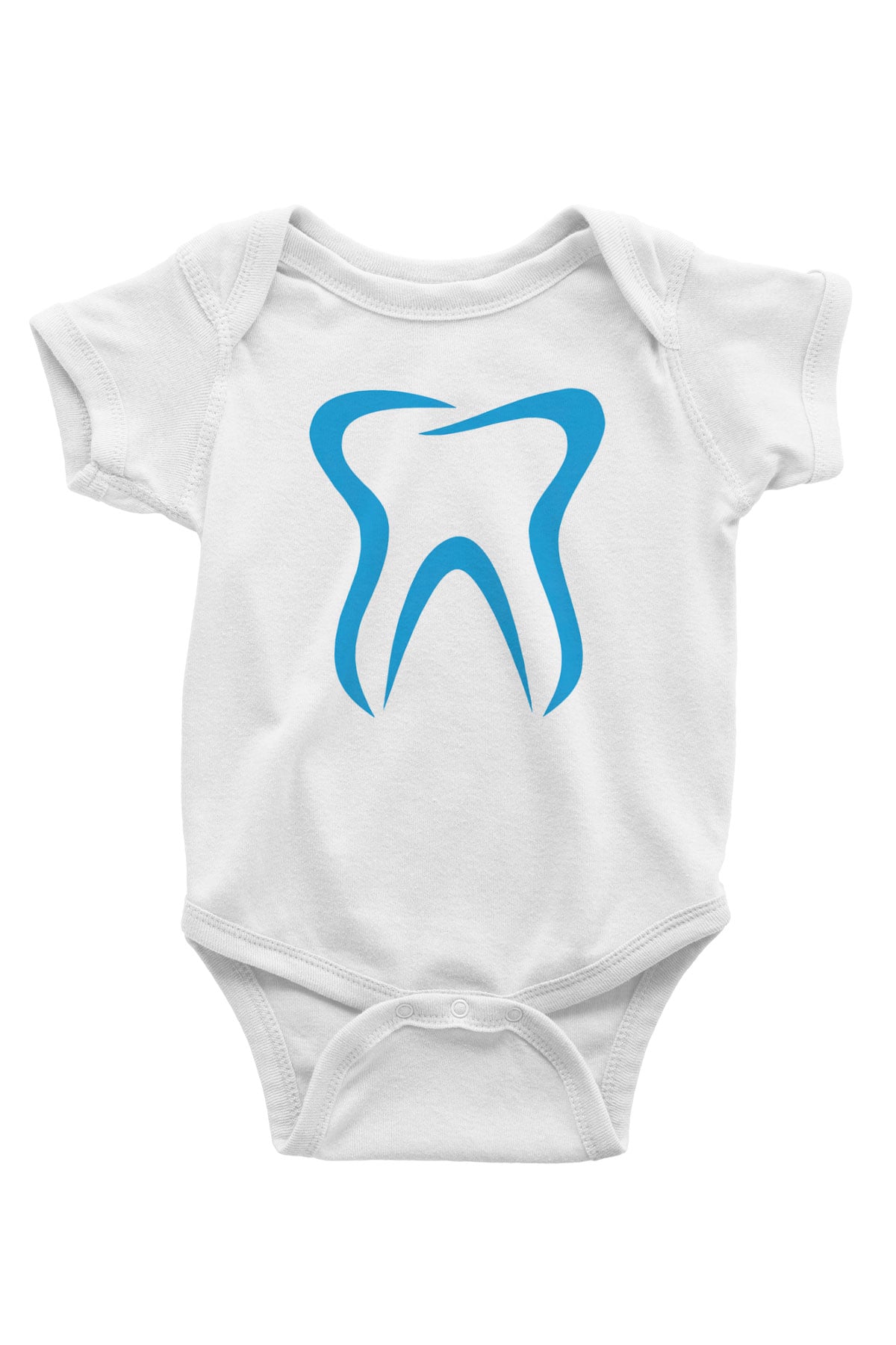 Diş hekimi Baskılı Beyaz Unisex Bebek Body - Zıbın