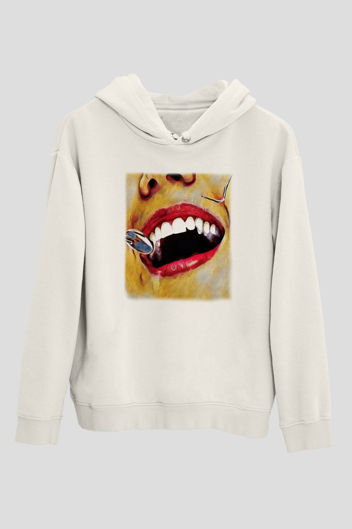 Diş hekimi Beyaz Unisex Hoodie