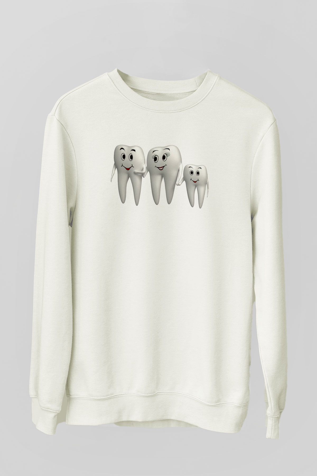 Diş hekimi Beyaz Unisex Sweatshirt