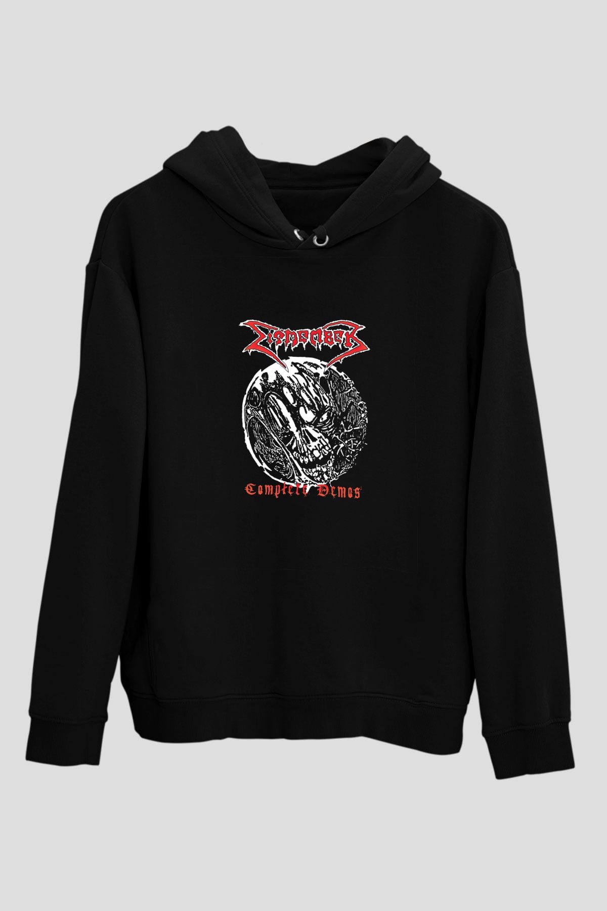 Dismember Baskılı Unisex Siyah Hoodie