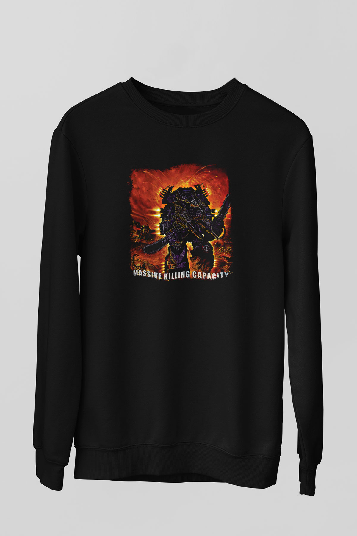 Dismember Baskılı Unisex Siyah Sweatshirt