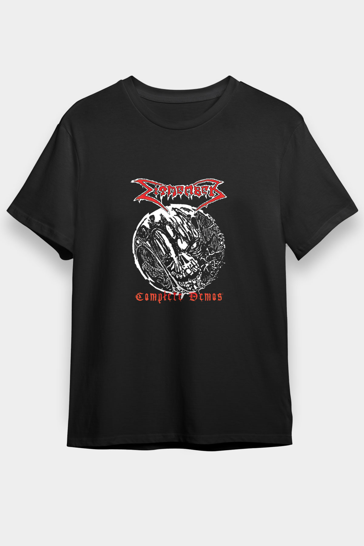 Dismember Baskılı Unisex Siyah Tişört
