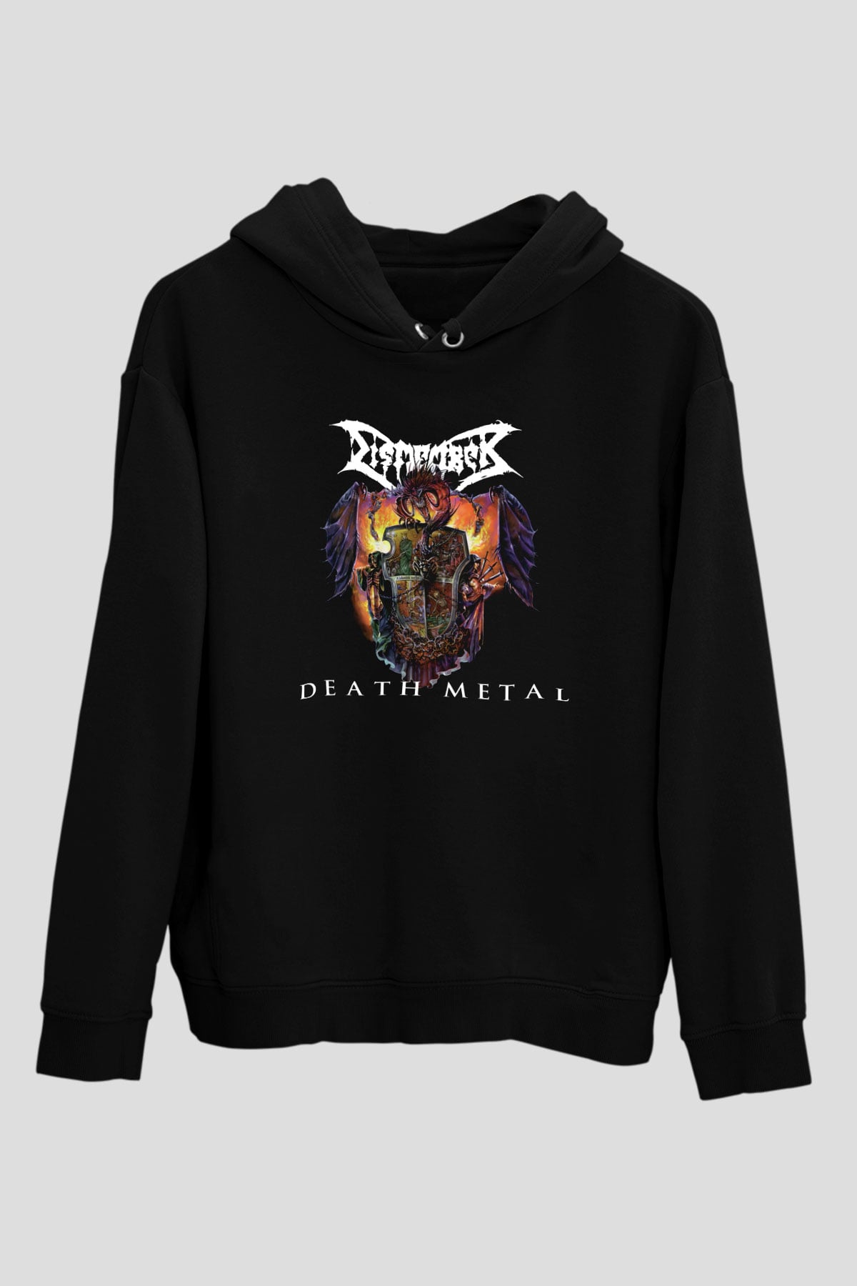Dismember Siyah Unisex Kapüşonlu Sweatshirt