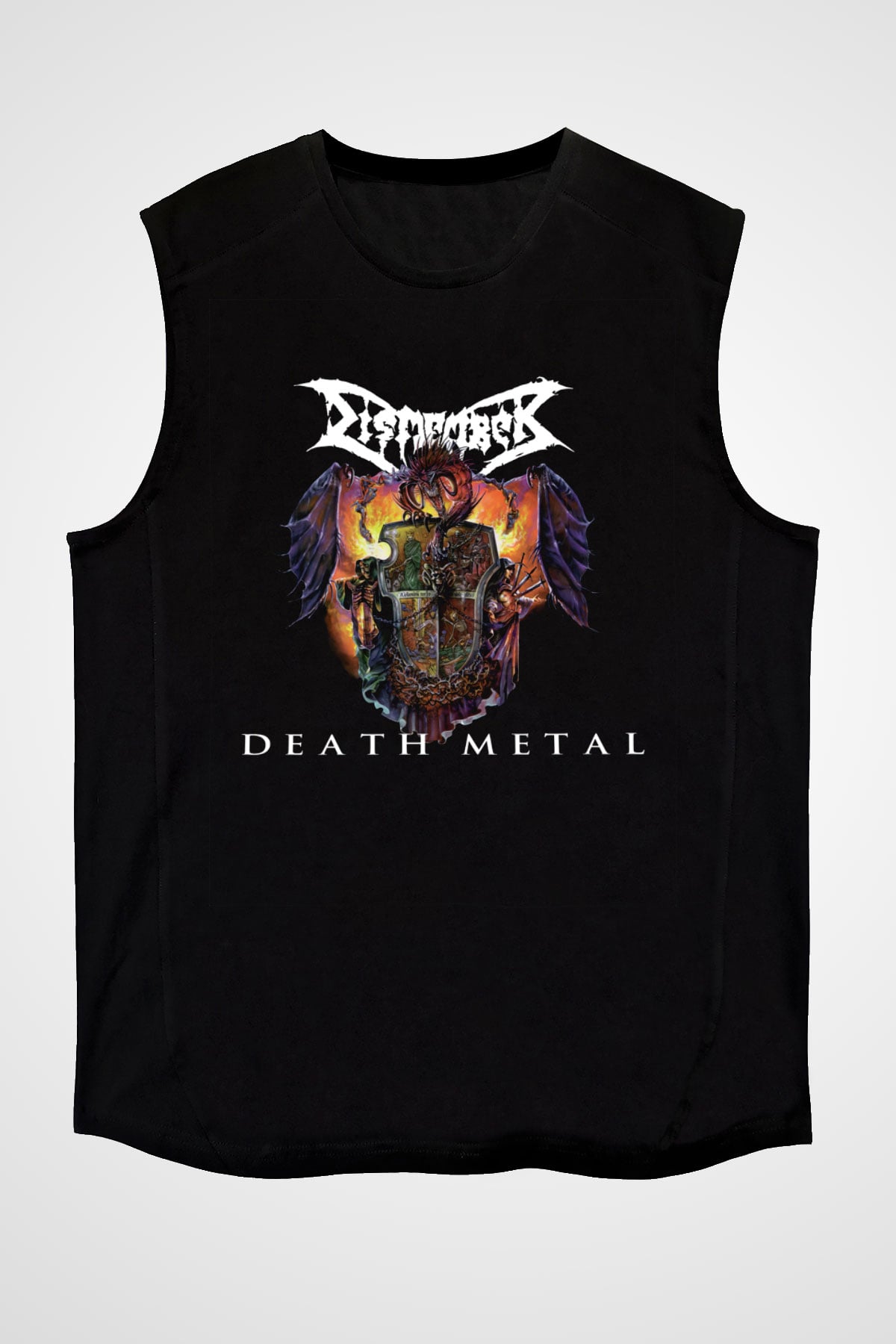 Dismember Siyah Unisex Kolsuz Tişört
