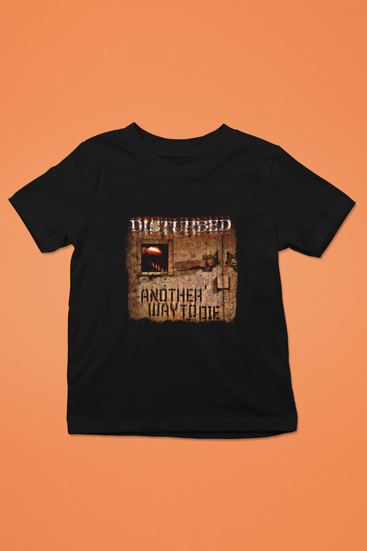 Disturbed Baskılı Unisex Siyah Çocuk Tişört