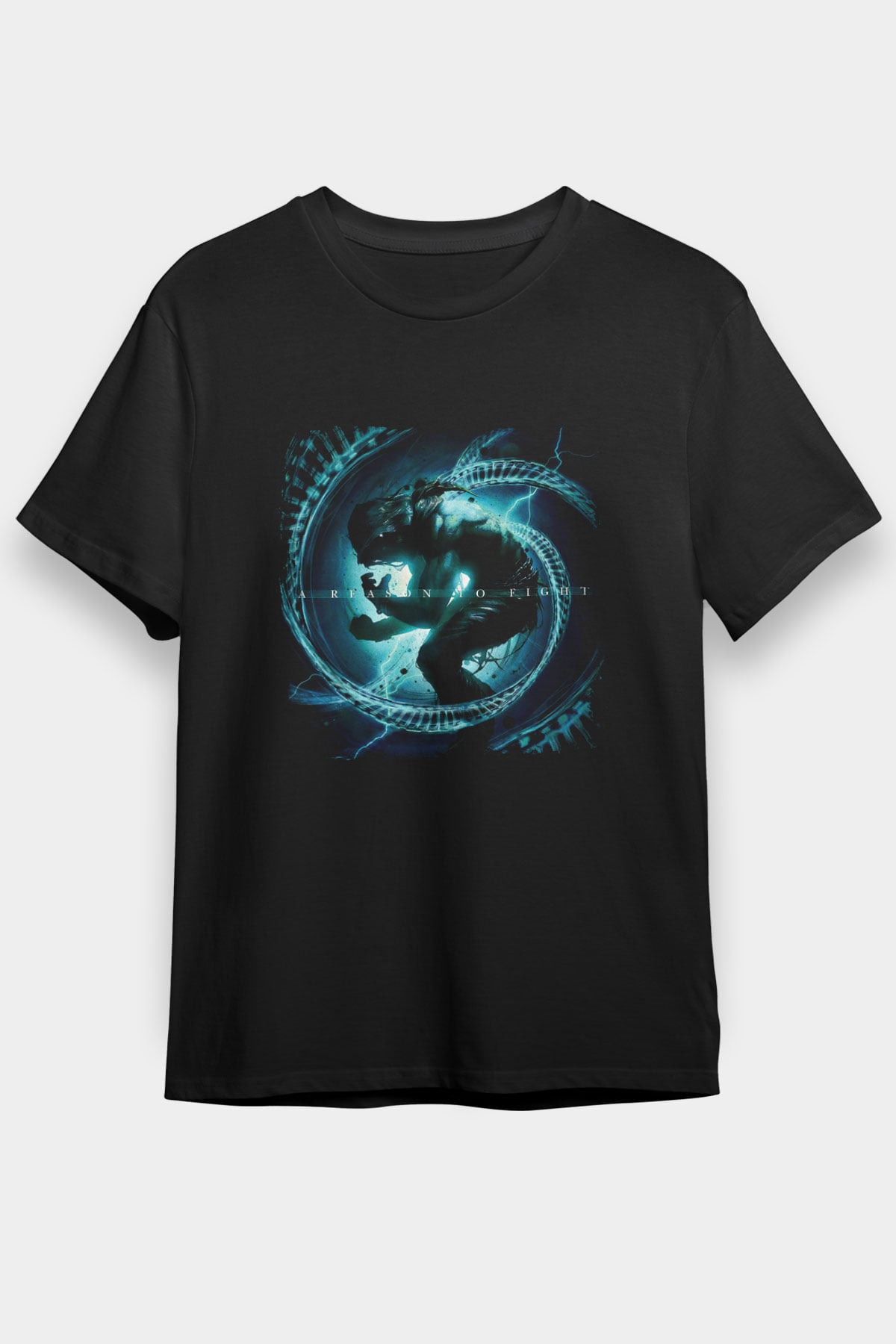 Disturbed Baskılı Unisex Siyah Tişört