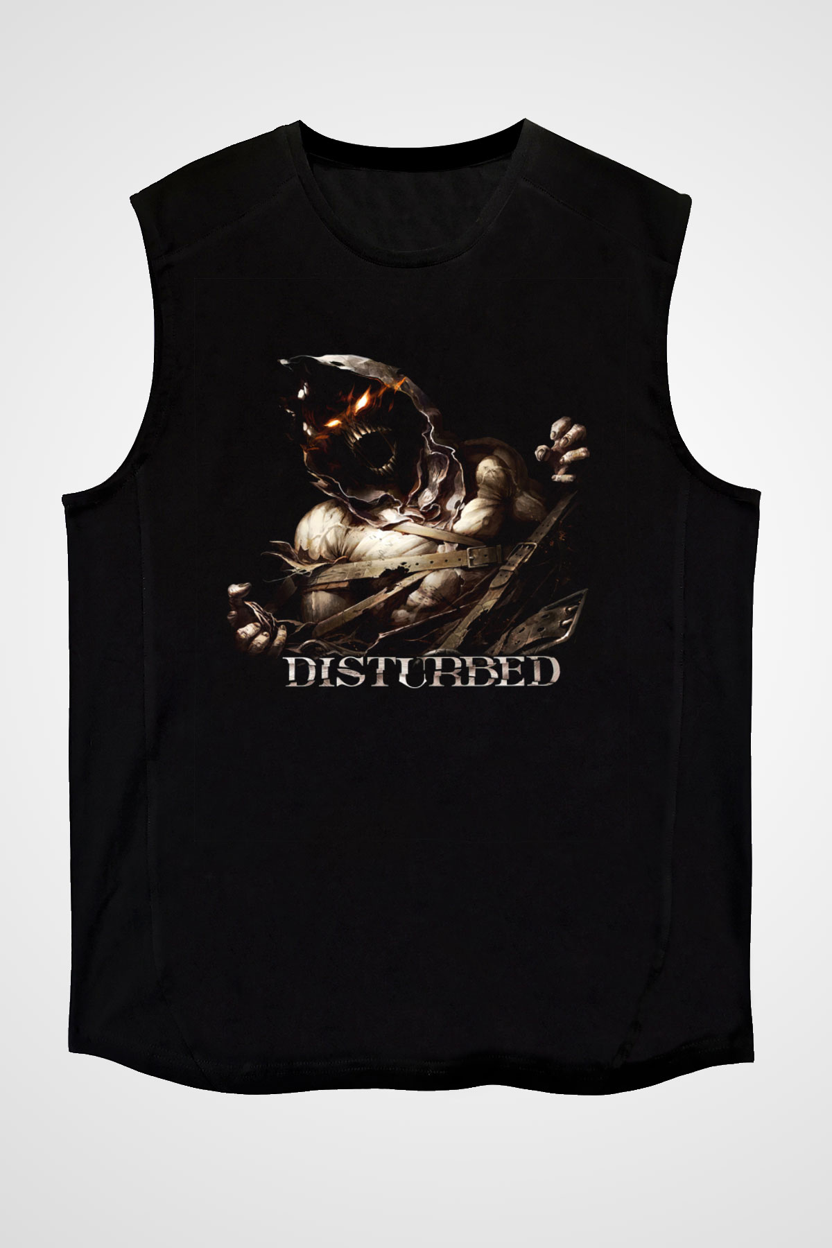 Disturbed Siyah Unisex Kolsuz Tişört
