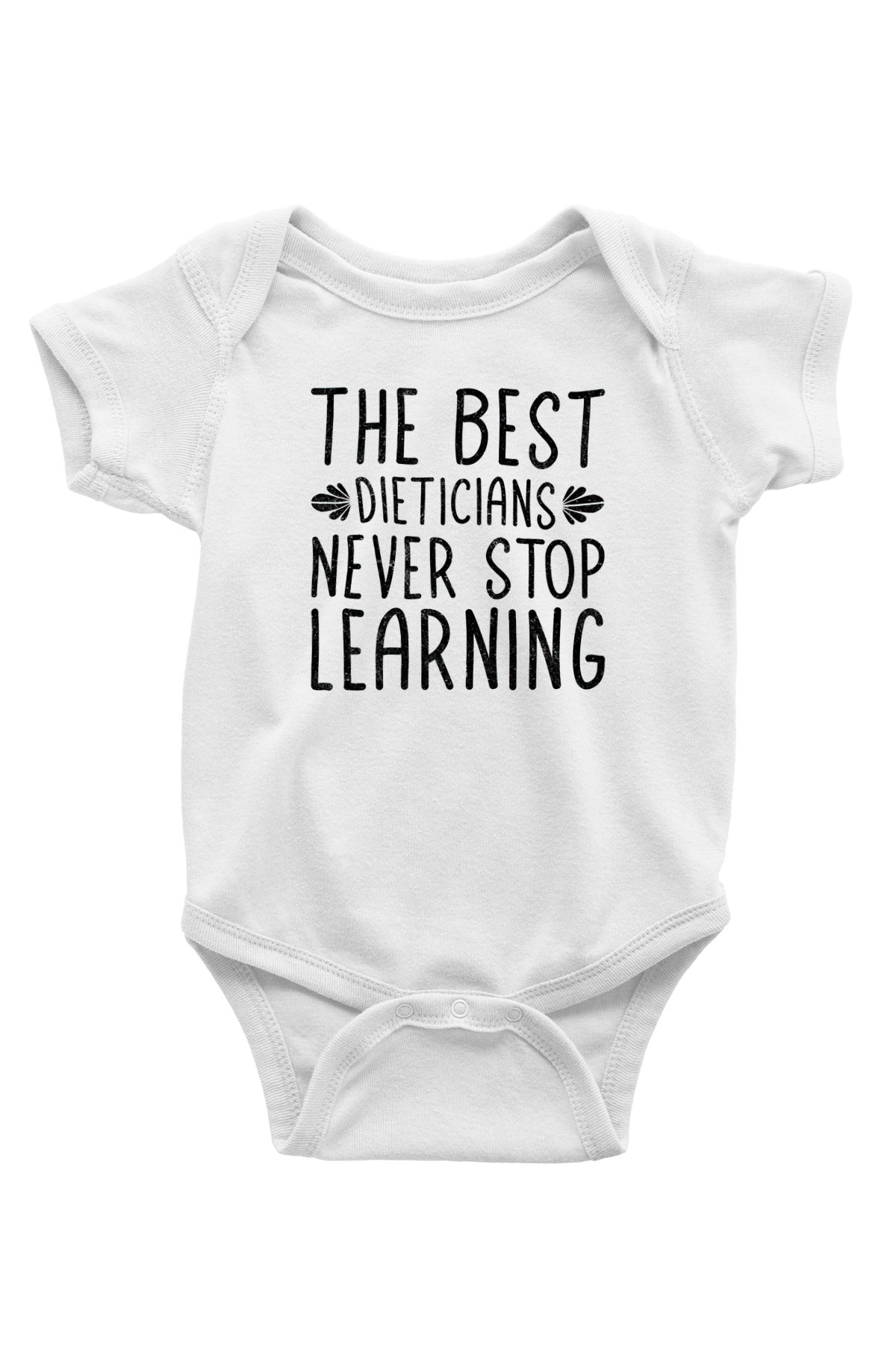 Diyetisyen Beyaz Bebek Body - Zıbın