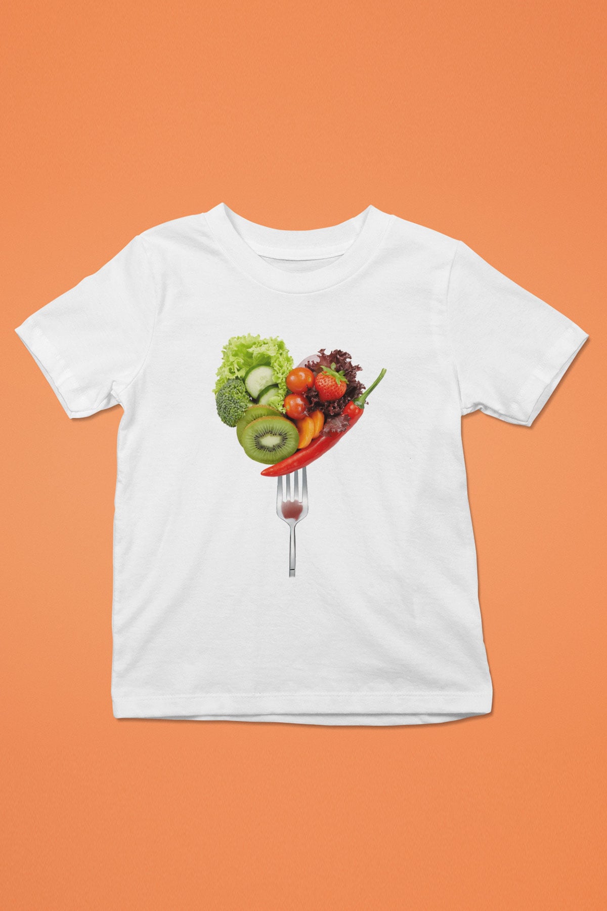 Diyetisyen Beyaz Unisex Çocuk Tişört