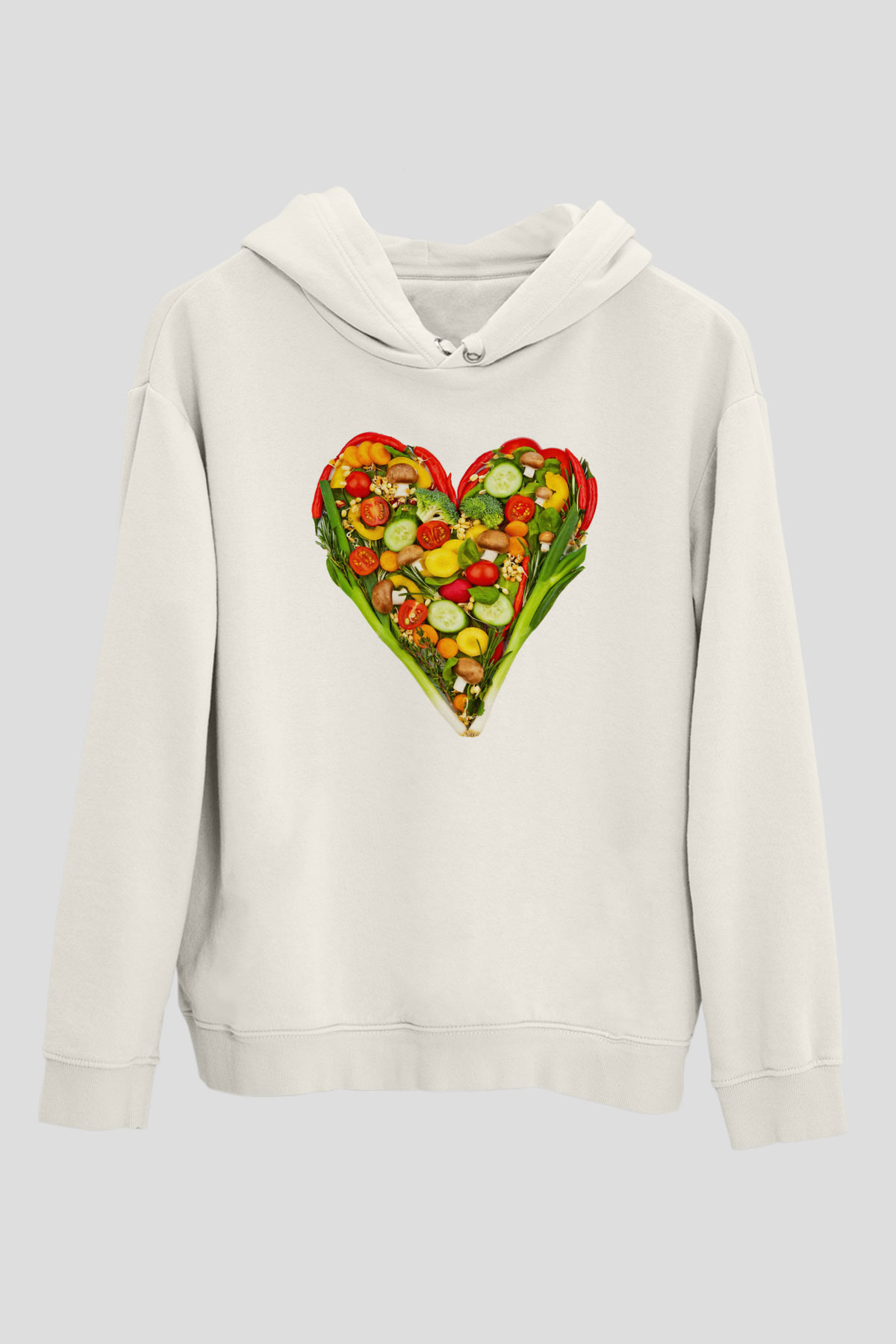 Diyetisyen Beyaz Unisex Hoodie