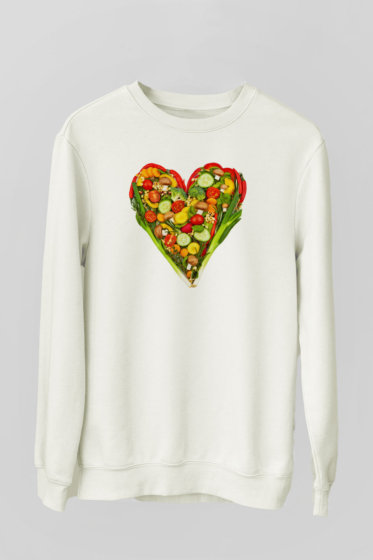 Diyetisyen Beyaz Unisex Sweatshirt