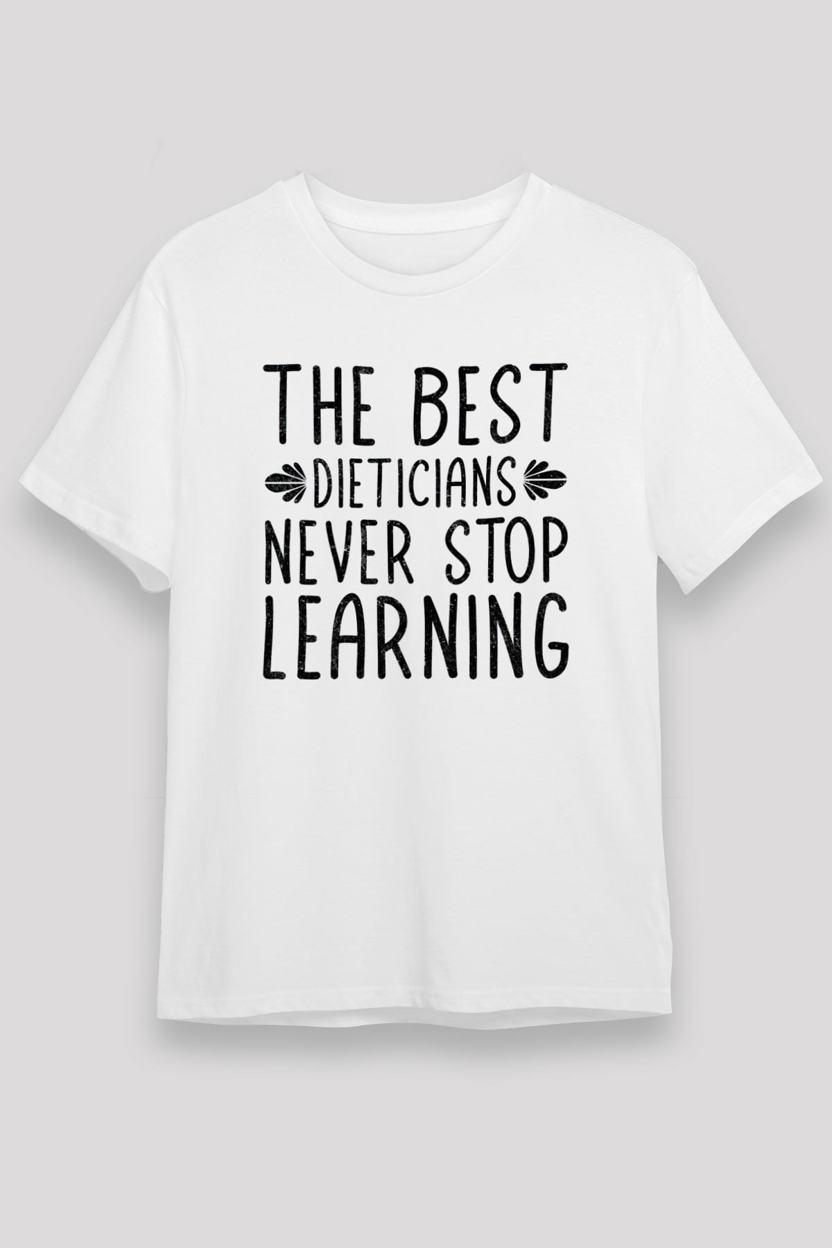 Diyetisyen Beyaz Unisex Tişört T-Shirt - TişörtFabrikası