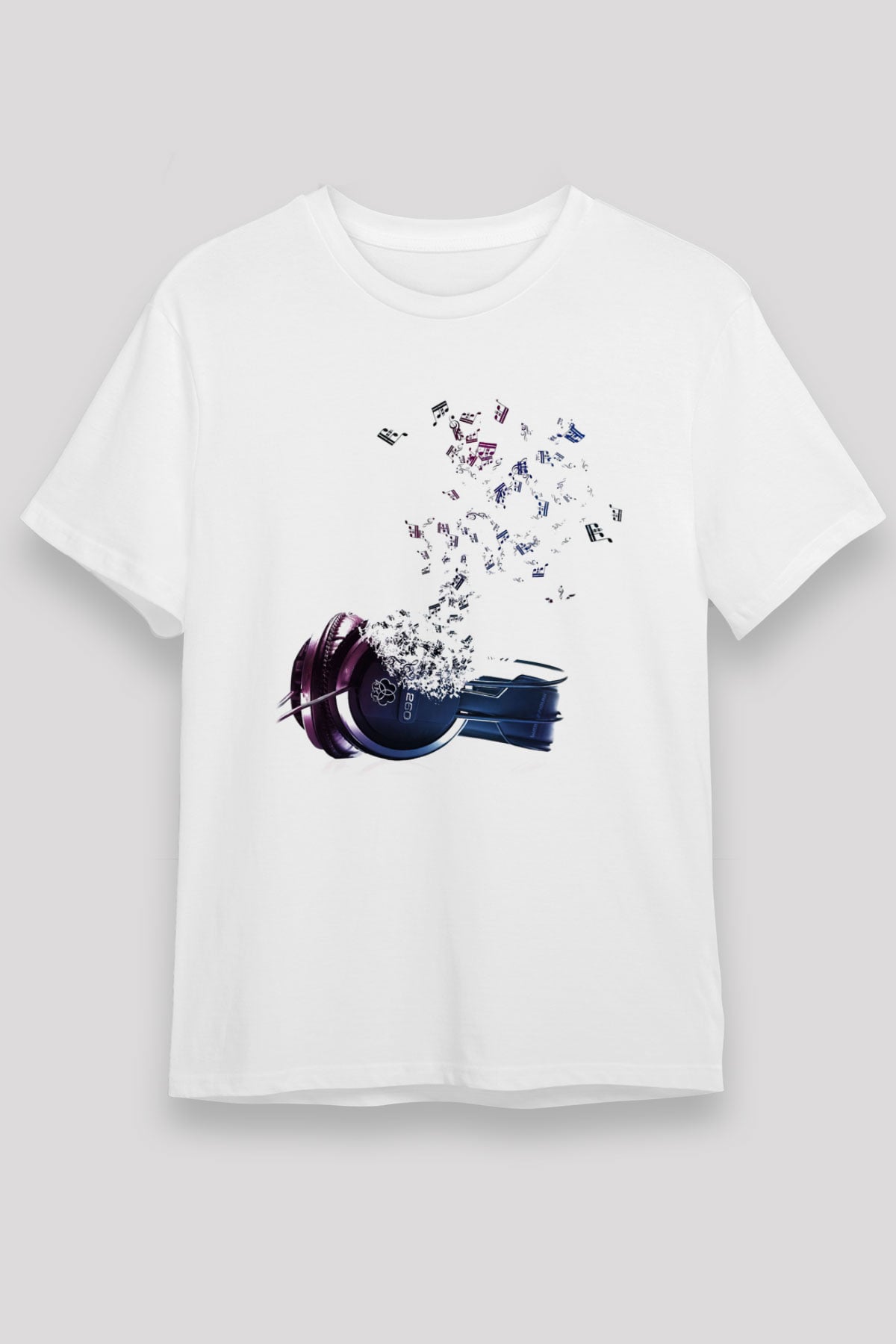 DJ Beyaz Unisex Tişört T-Shirt - TişörtFabrikası