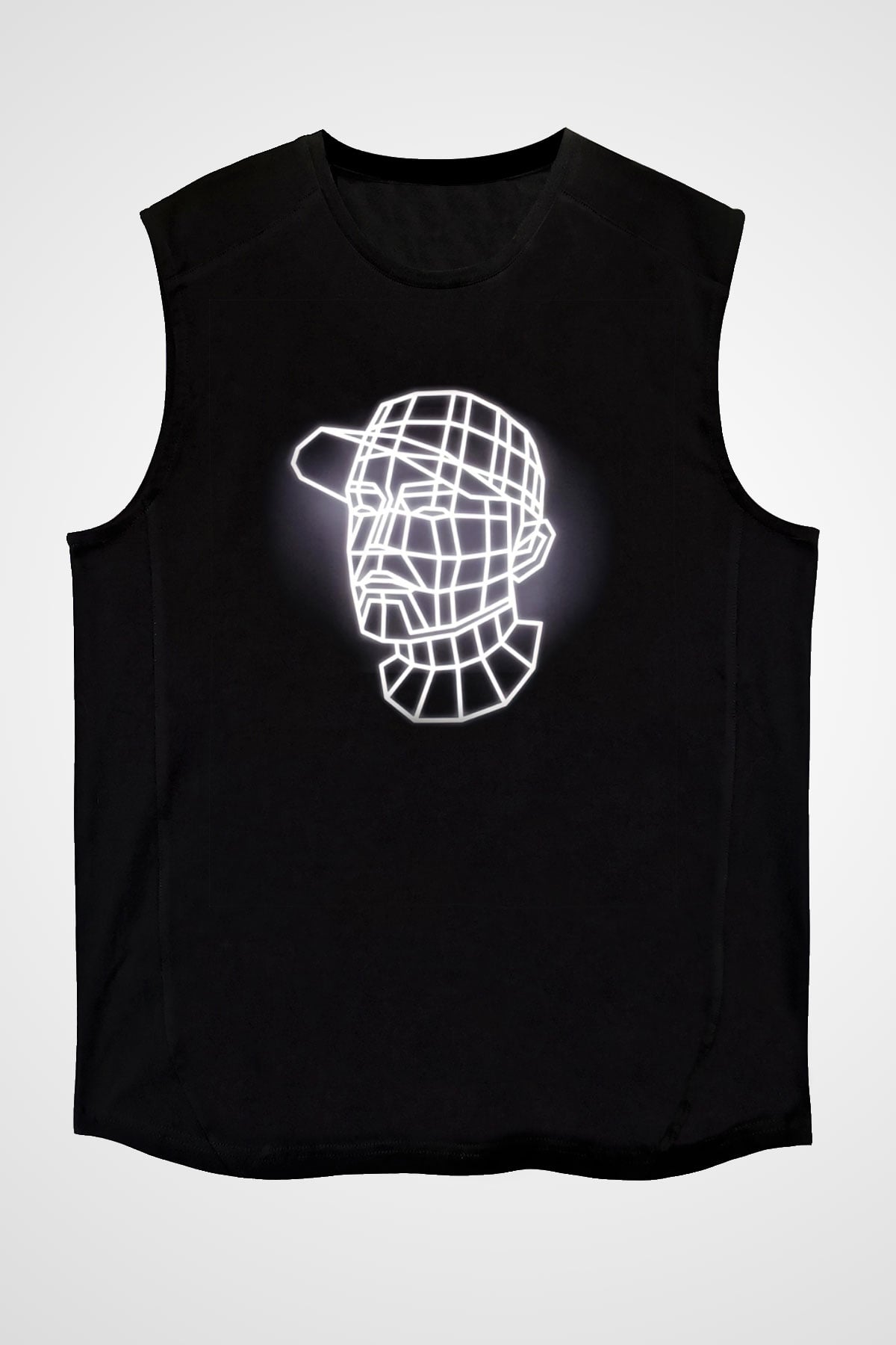 DJ Siyah Unisex Kolsuz Tişört