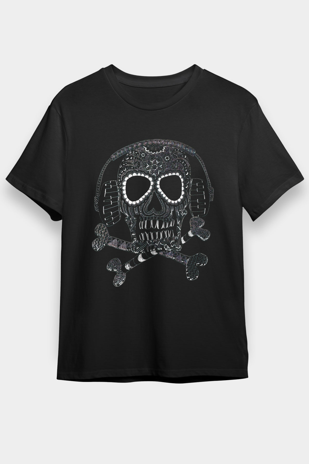 DJ Siyah Unisex Tişört T-Shirt - TişörtFabrikası