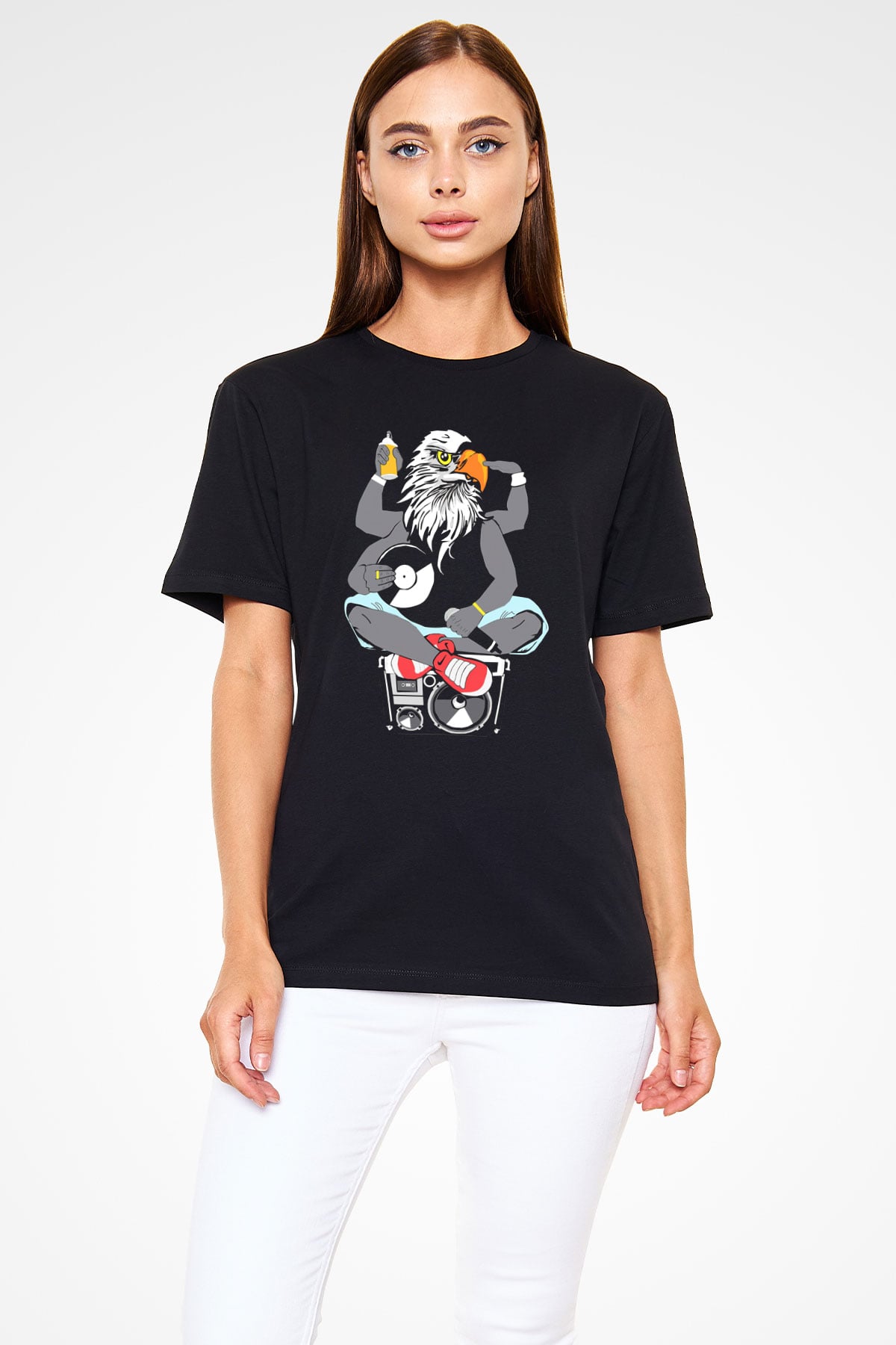 DJ Siyah Unisex Tişört T-Shirt - TişörtFabrikası