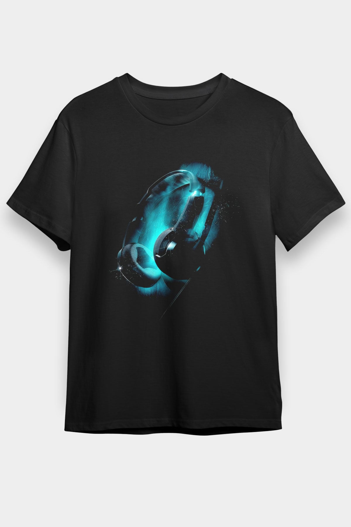 DJ Siyah Unisex Tişört T-Shirt - TişörtFabrikası