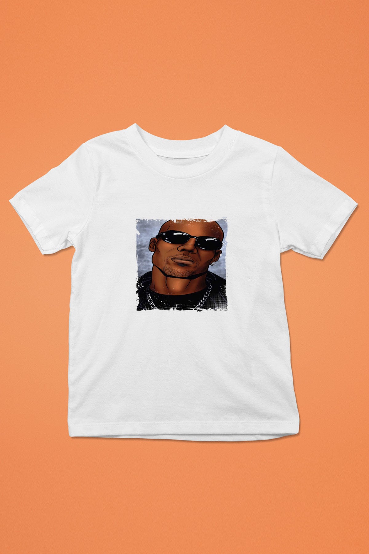DMX Baskılı Unisex Beyaz Çocuk Tişört
