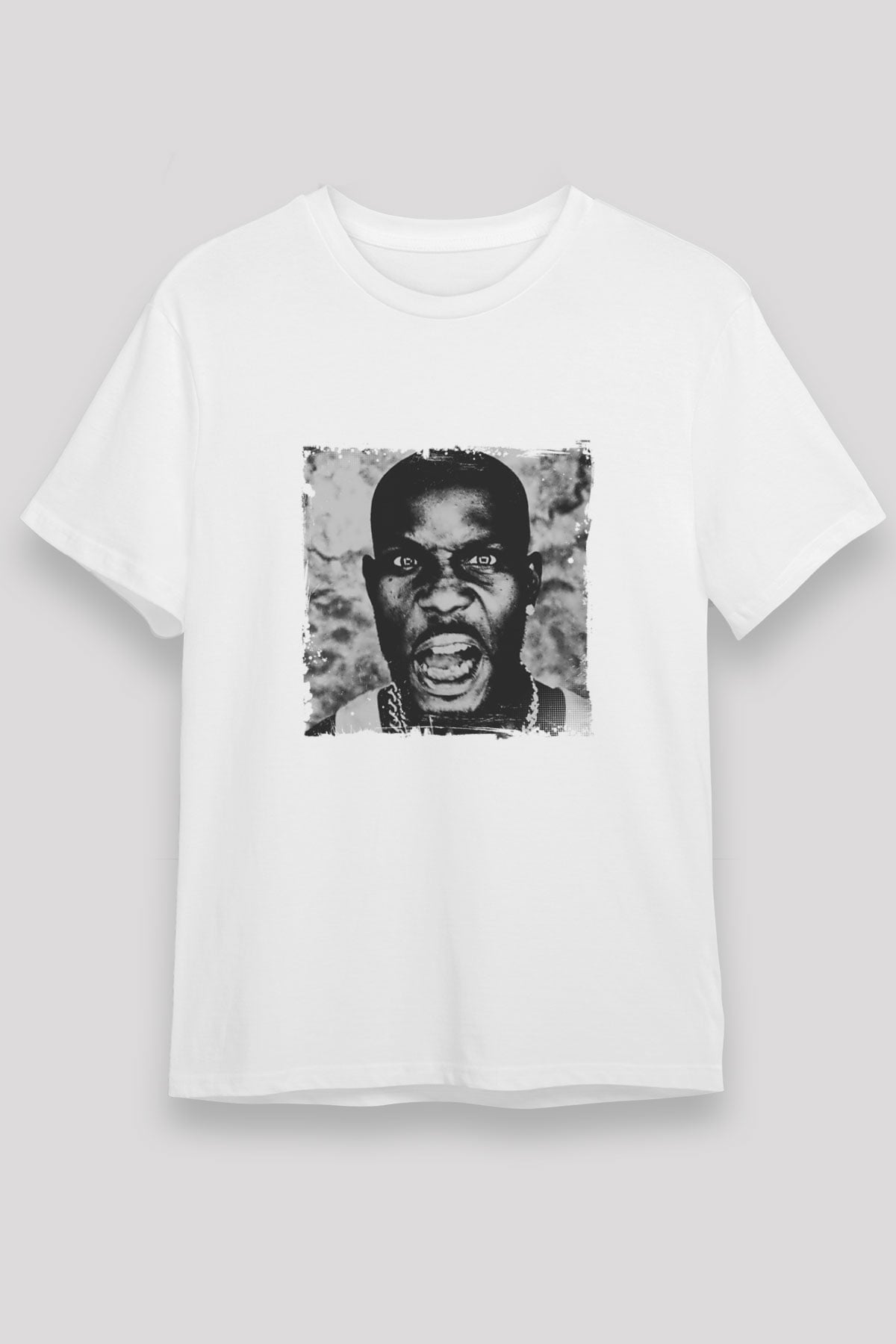 DMX Baskılı Unisex Beyaz Tişört
