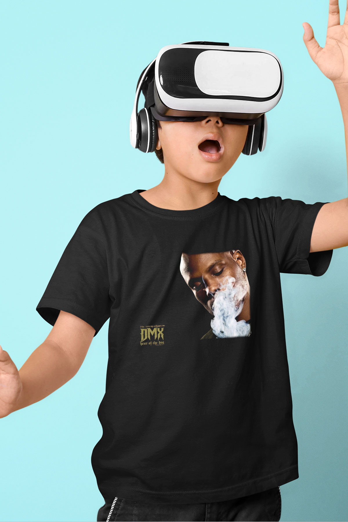 DMX Siyah Unisex Çocuk Tişört