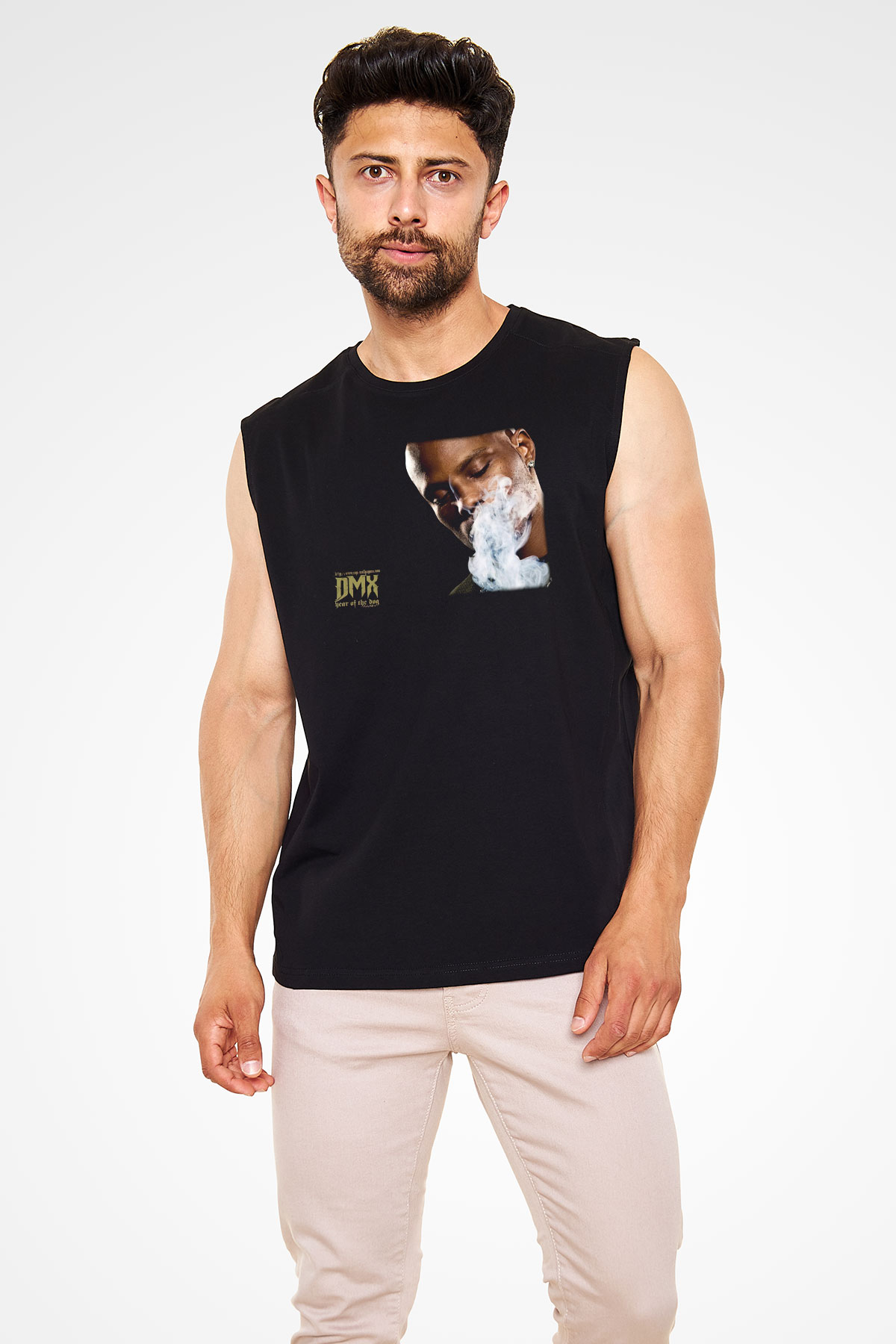 DMX Siyah Unisex Kolsuz Tişört