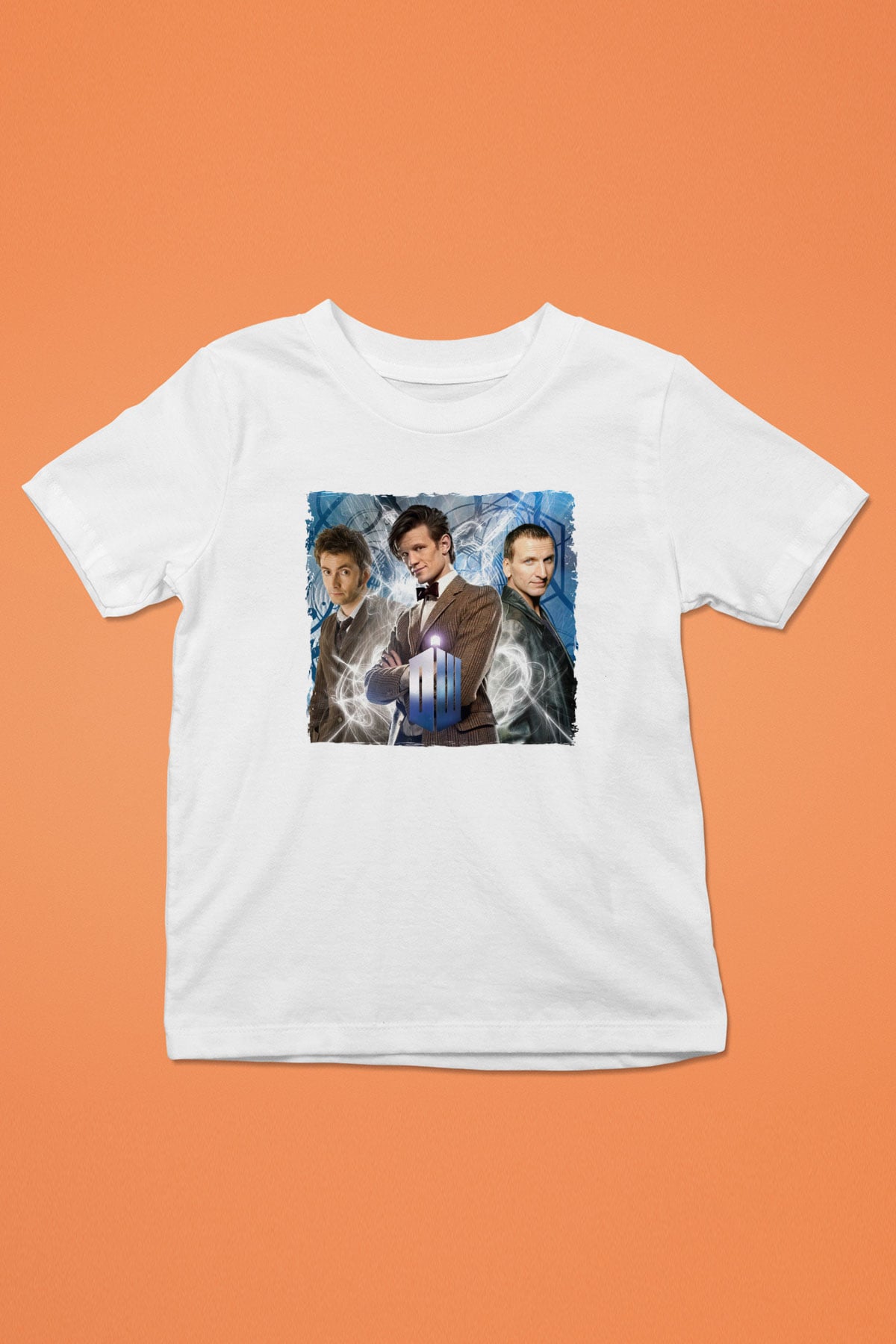 Doctor Who Beyaz Unisex Çocuk Tişört