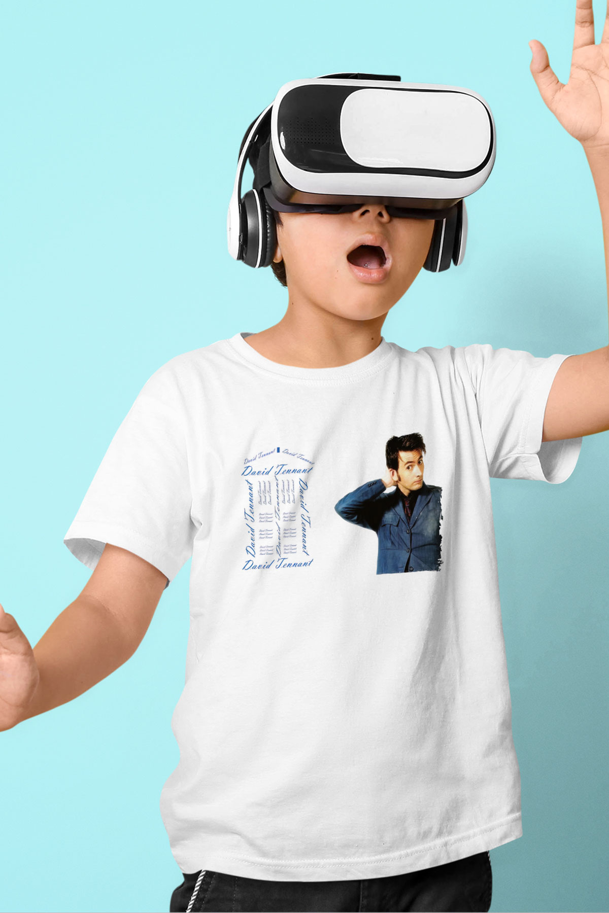 Doctor Who Beyaz Unisex Çocuk Tişört