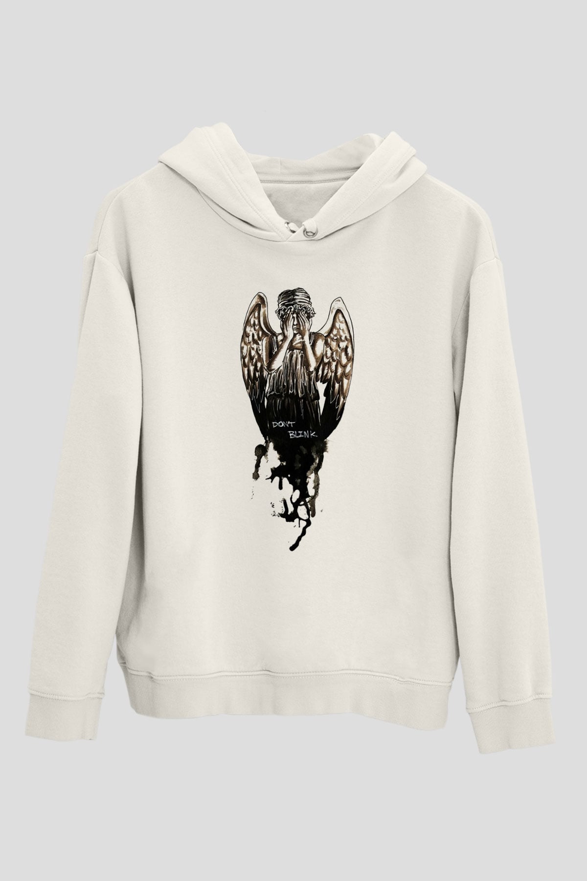 Doctor Who Beyaz Unisex Kapşonlu Sweatshirt