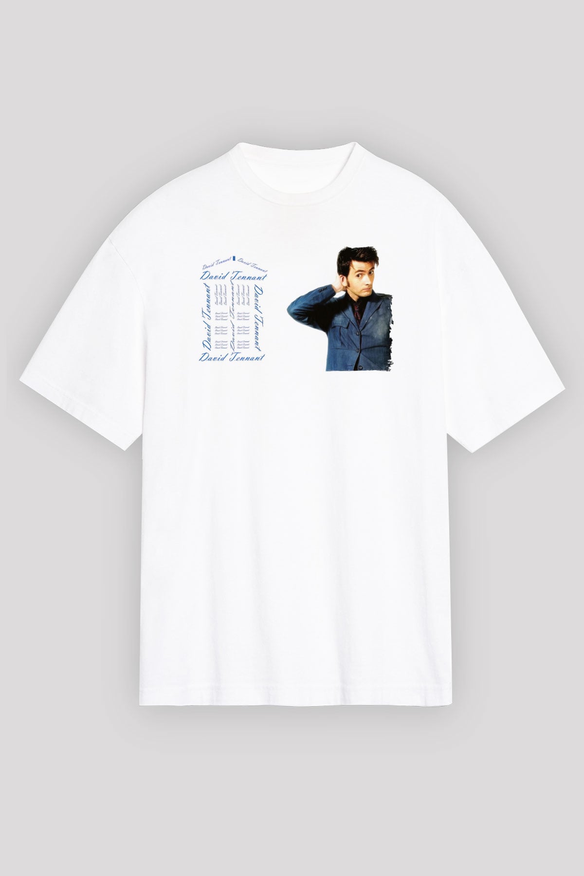 Doctor Who Beyaz Oversize Tişört Oversize T-shirt