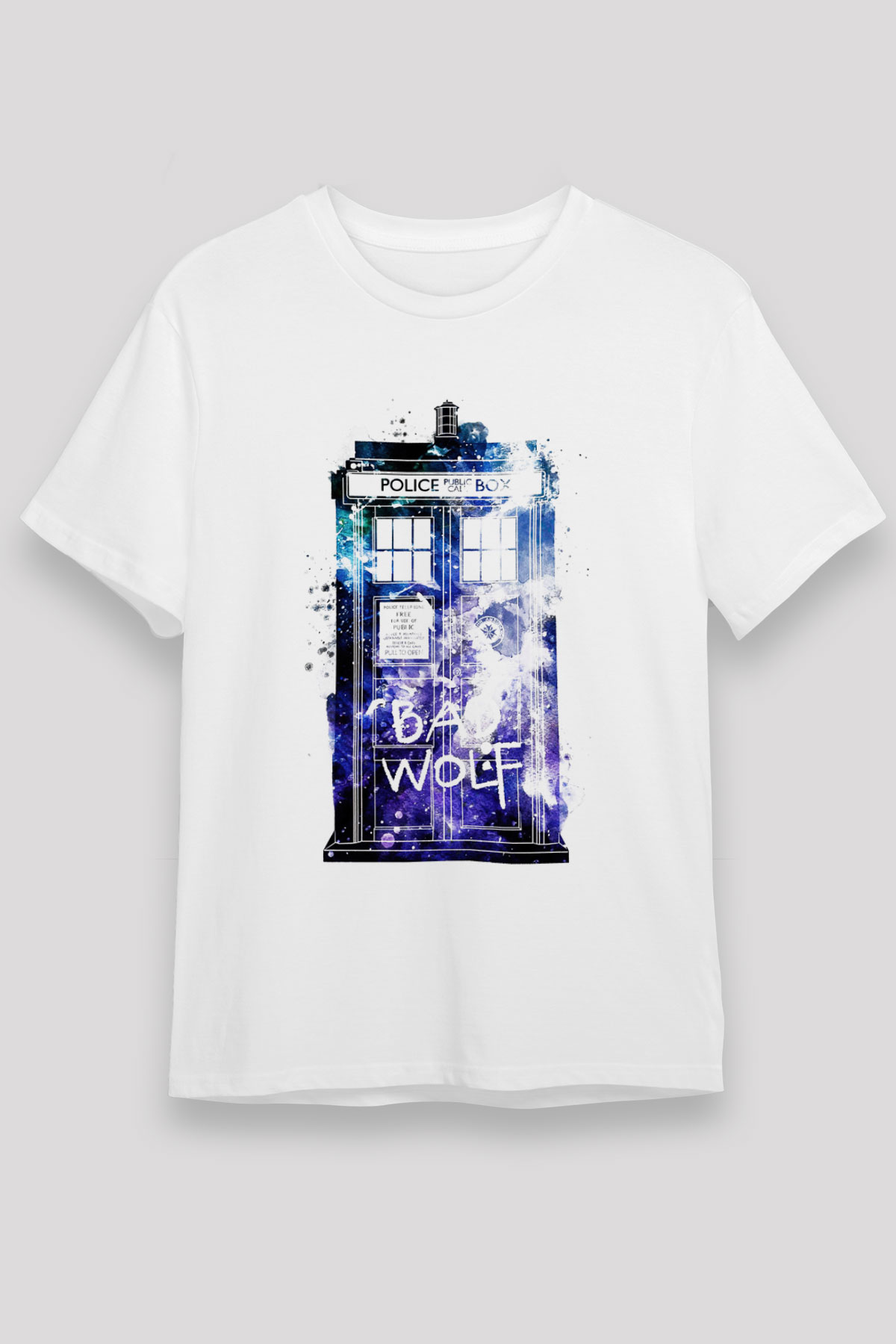 Doctor Who Beyaz Unisex Tişört T-Shirt