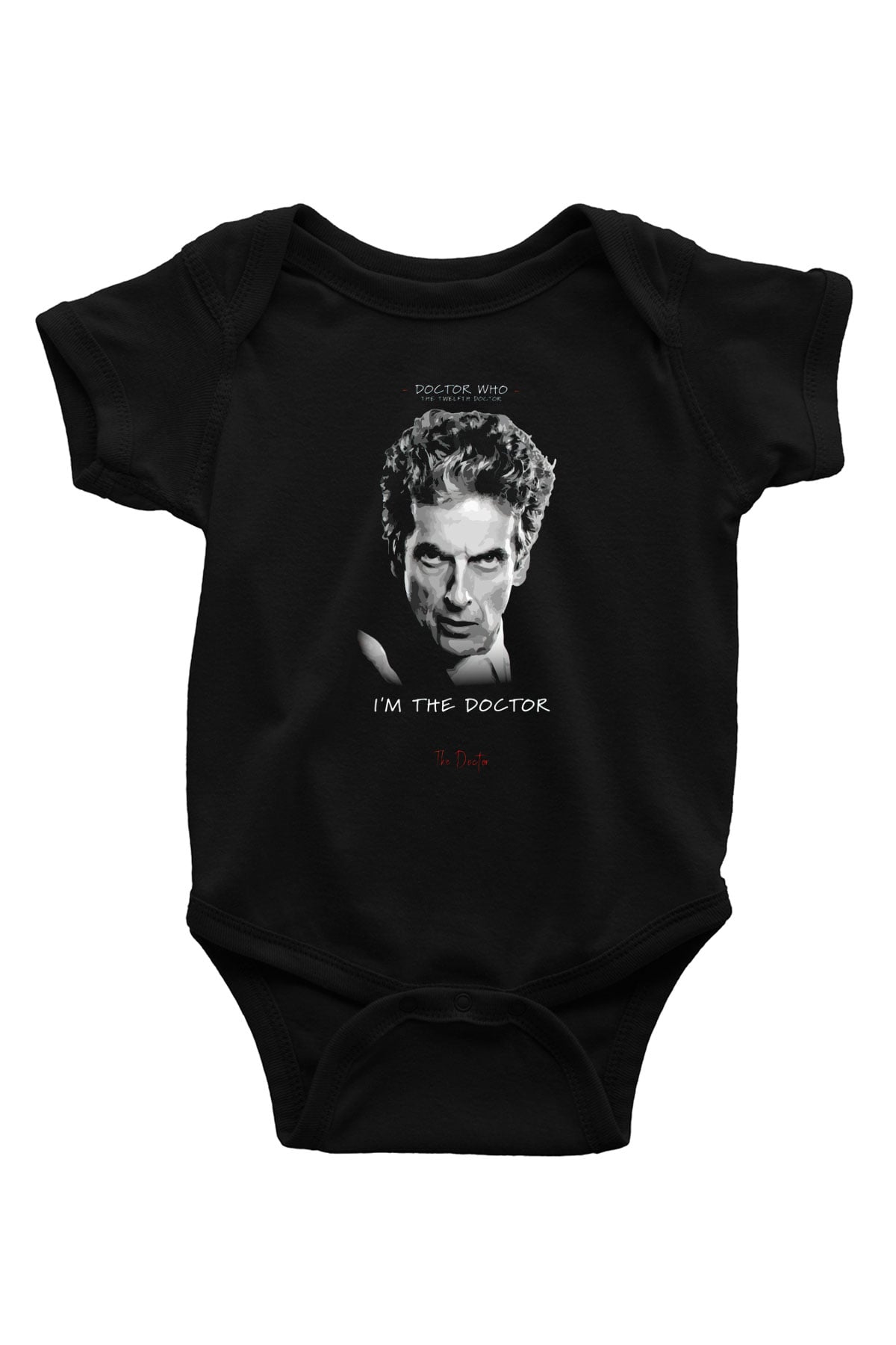 Doctor Who Siyah Bebek Body - Zıbın