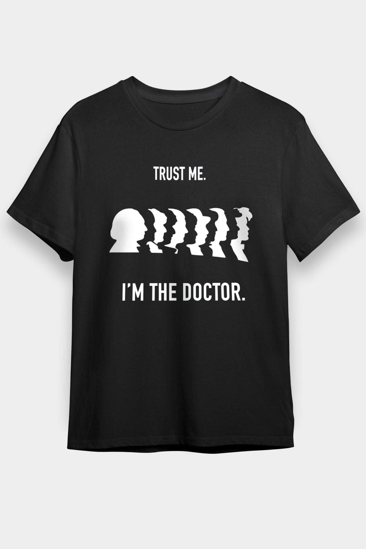 Doctor Who Siyah Unisex Tişört T-Shirt