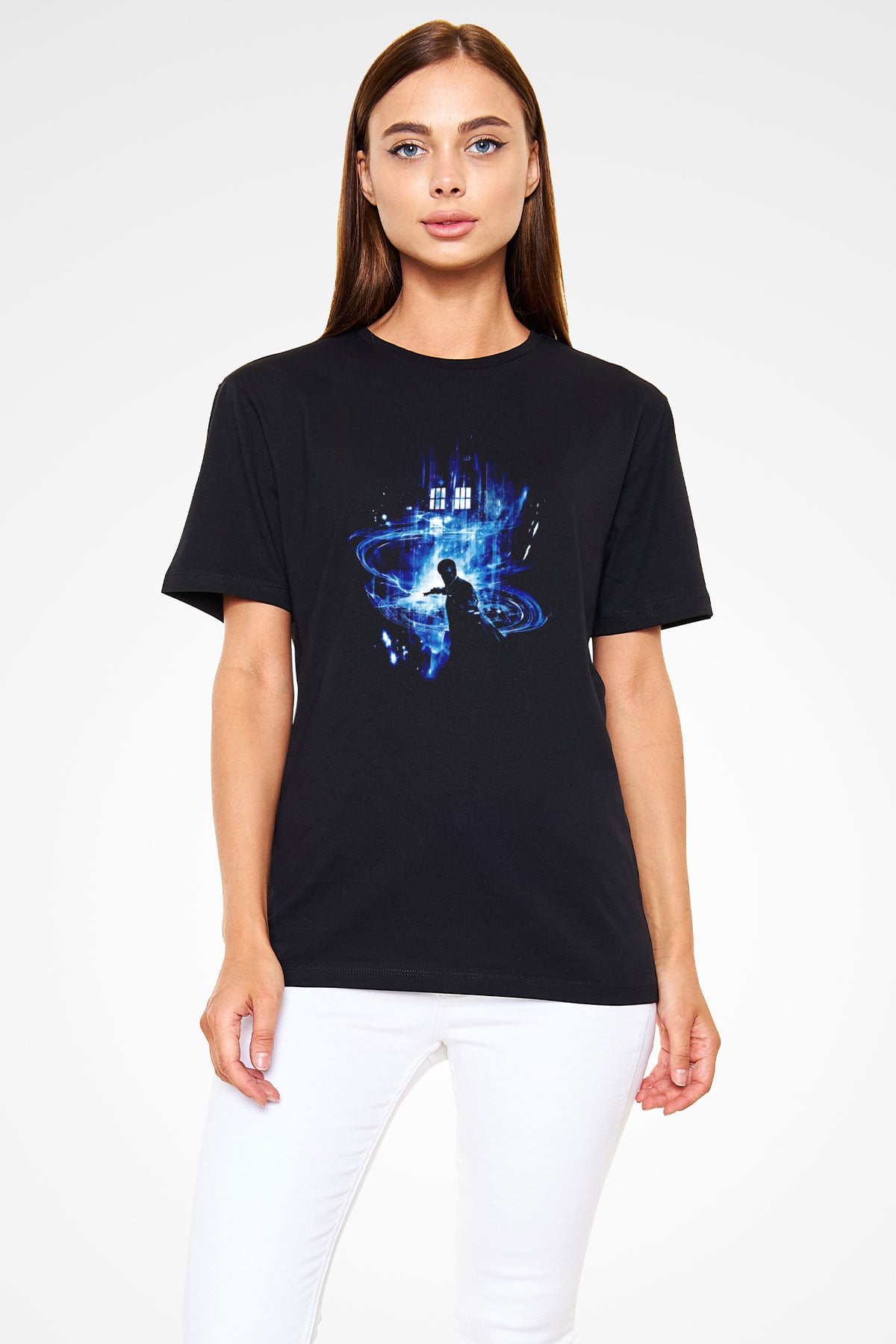 Doctor Who Siyah Unisex Tişört T-Shirt