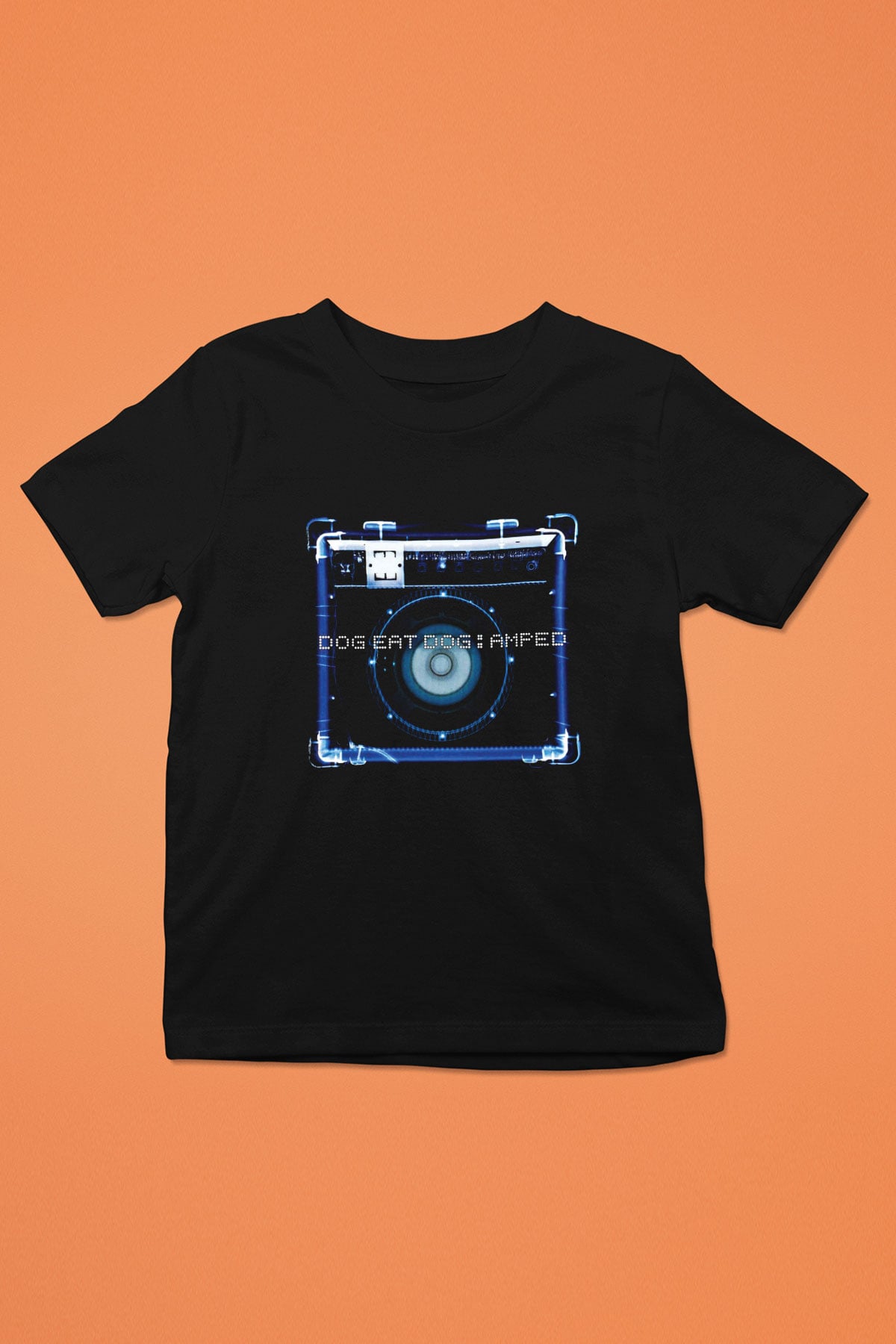 Dog Eat Dog Baskılı Unisex Siyah Çocuk Tişört