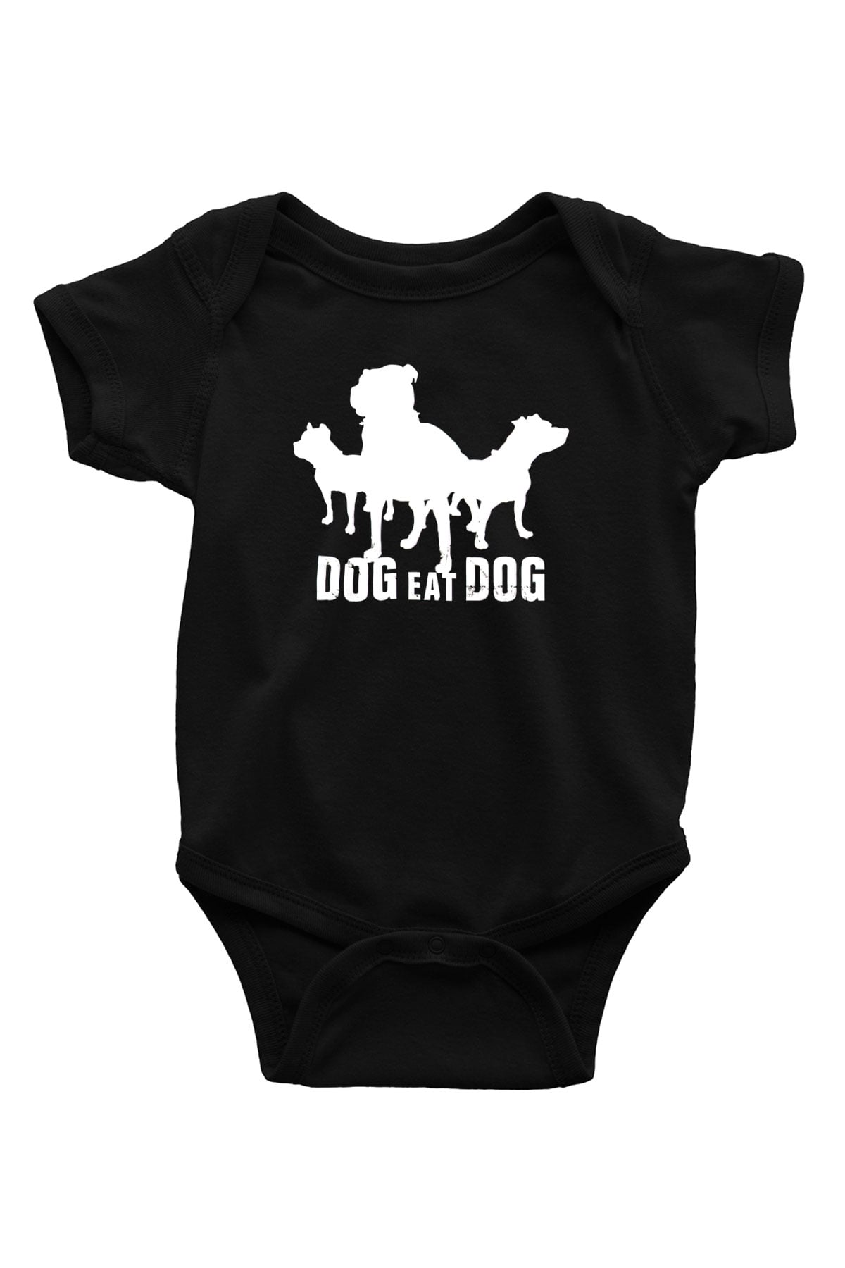 Dog Eat Dog Siyah Bebek Body - Zıbın