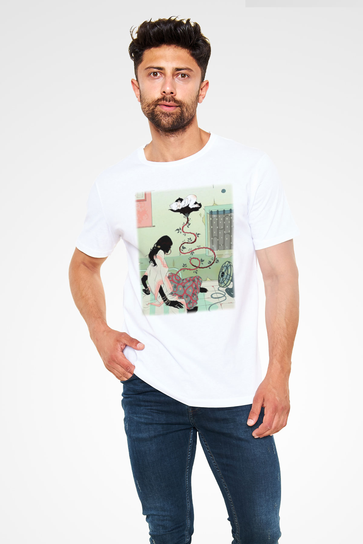 Doğum uzmanı Beyaz Unisex Tişört T-Shirt - TişörtFabrikası