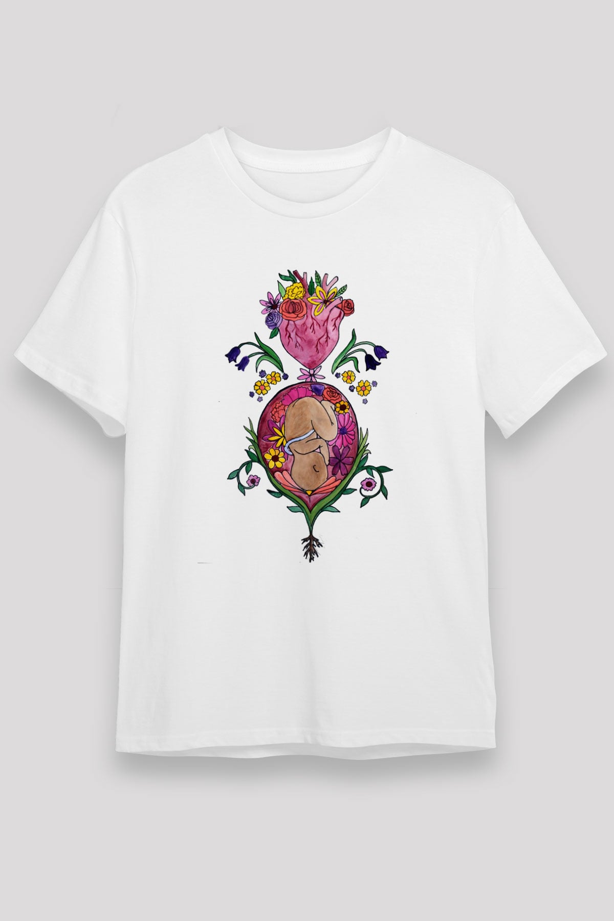 Doğum uzmanı Beyaz Unisex Tişört T-Shirt - TişörtFabrikası