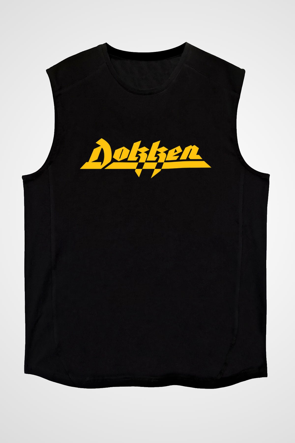 Dokken Siyah Unisex Kolsuz Tişört
