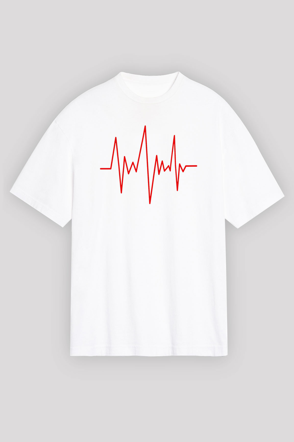 Doktor Beyaz Unisex Oversize Tişört T-Shirt
