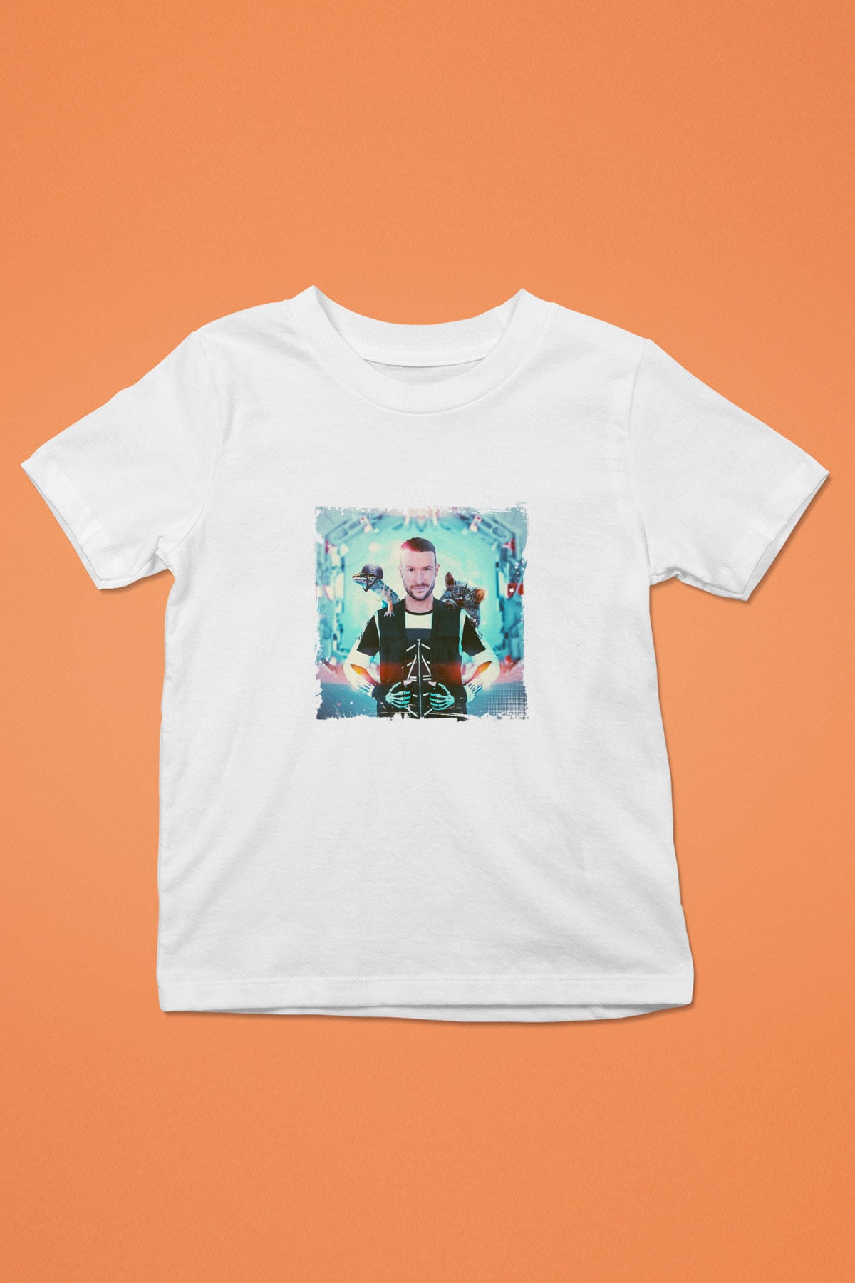 Don Diablo Baskılı Beyaz Çocuk Tişört