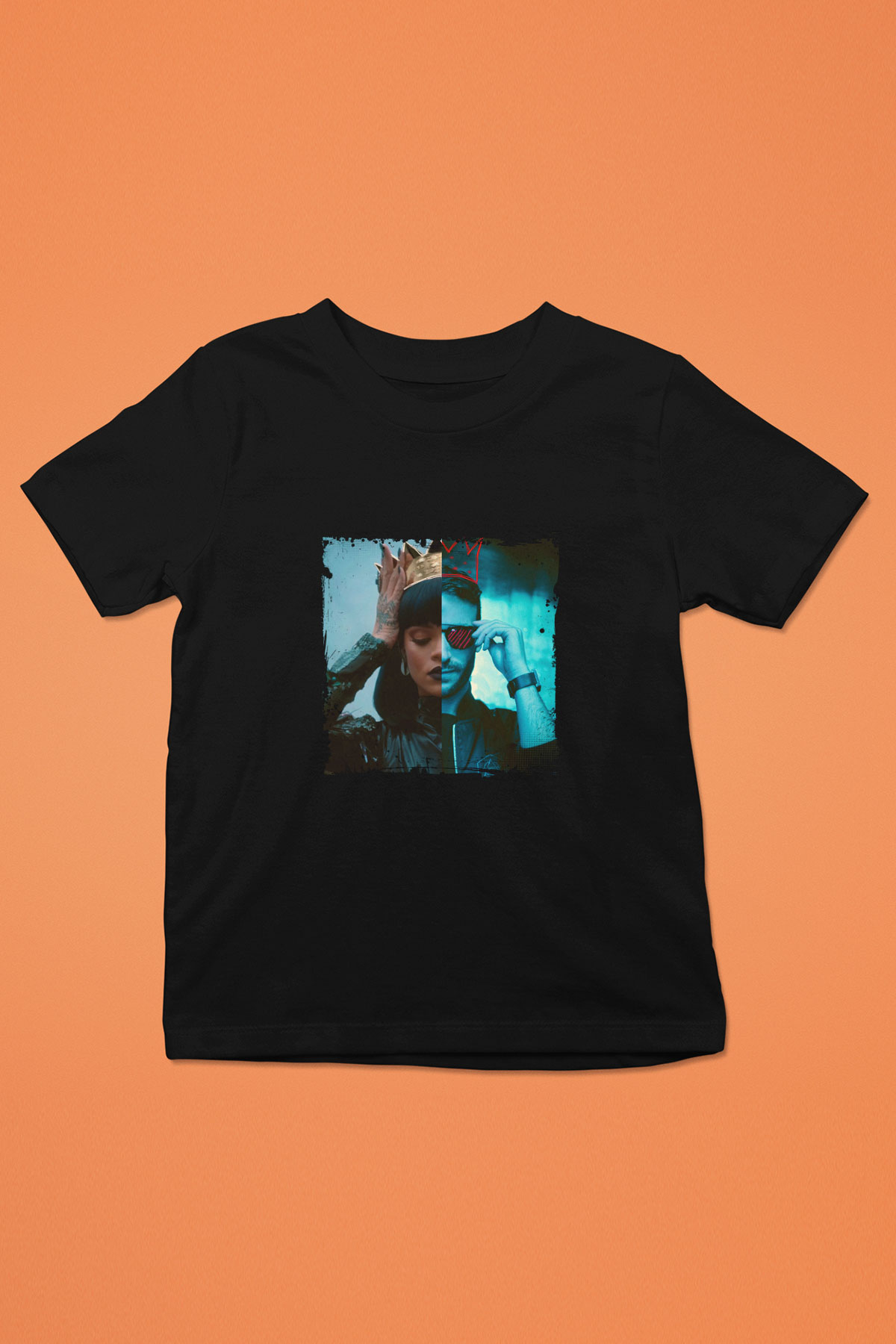 Don Diablo Baskılı Unisex Siyah Çocuk Tişört